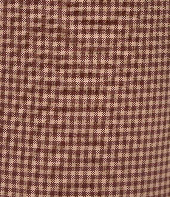 Tara Jarmon Ravel Woven Houndstooth Pattern Round Neck Sleeveless Shift Dress Product Image
