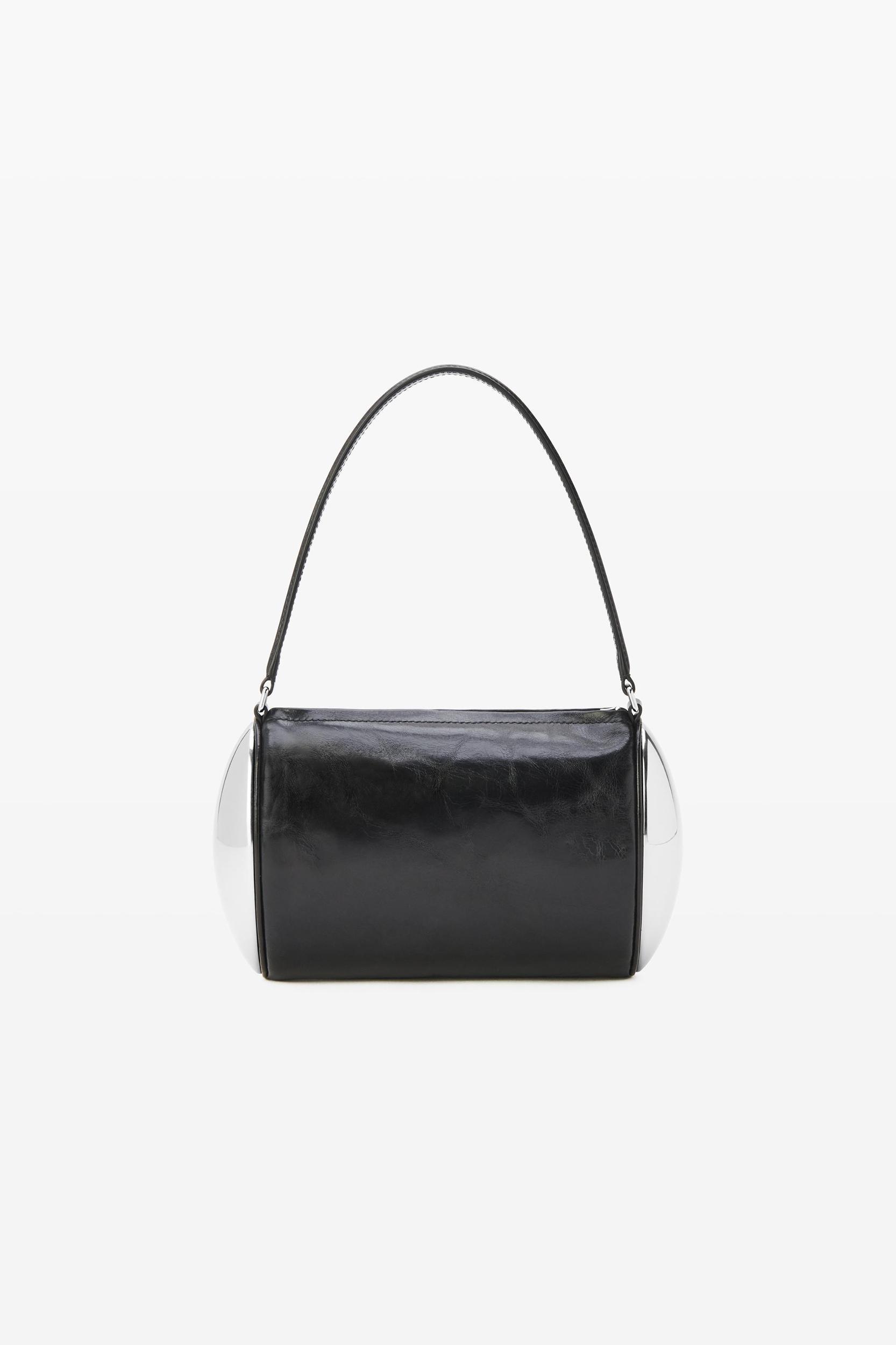 Dome Barrel Pouchette In Leather Product Image