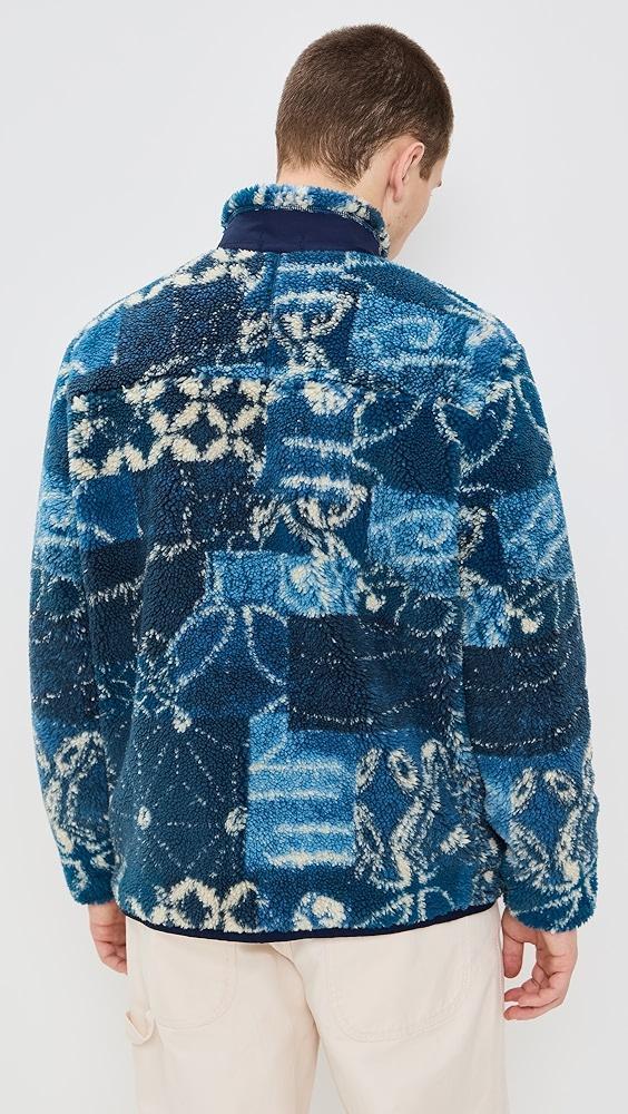 Polo Ralph Lauren Indigo Printed Fleece Pullover | Shopbop Product Image