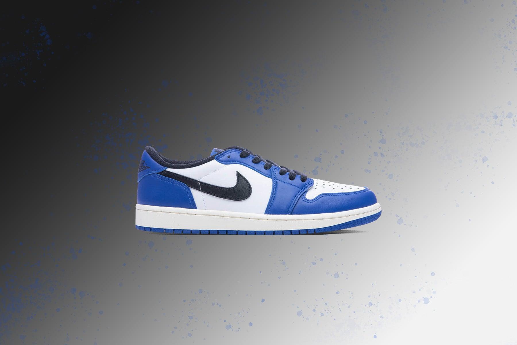 Air Jordan 1 Low OG 'Game Royal' - White/Black/Game Royal/Sail Male Product Image