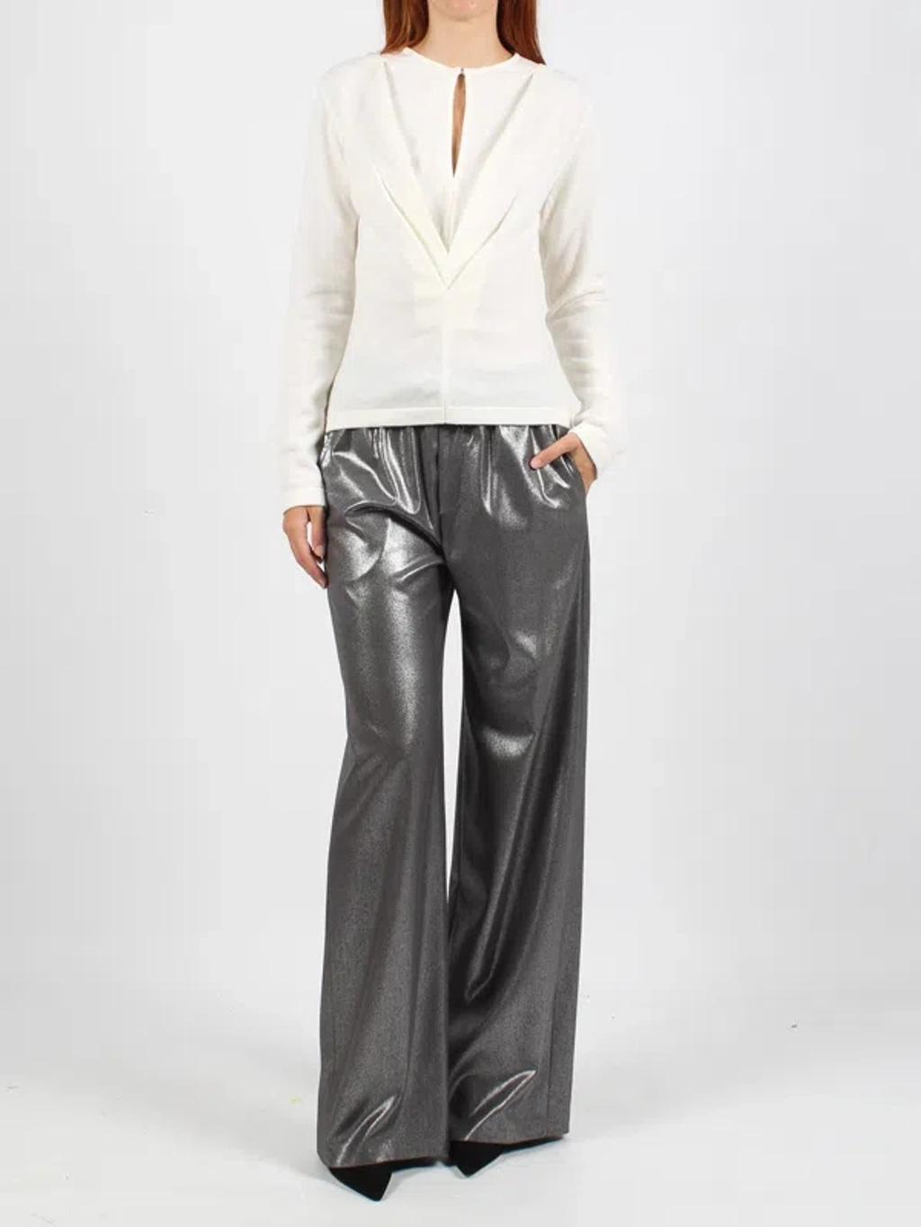 ALBERTA FERRETTI V-neck Sweater In White Product Image