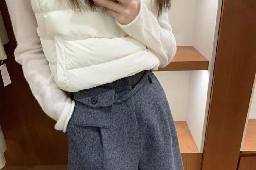 High Waist Bermuda Dress Shorts Product Image