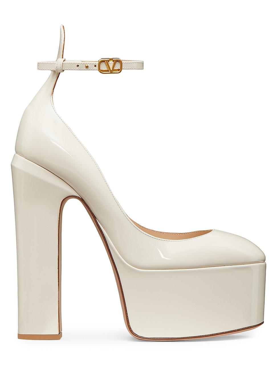 Womens Tan-Go Platform Pumps in Patent Leather Product Image