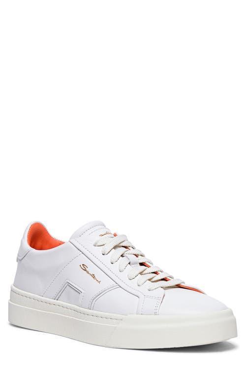 Santoni Mens Double Buckle Lace Up Sneakers Product Image
