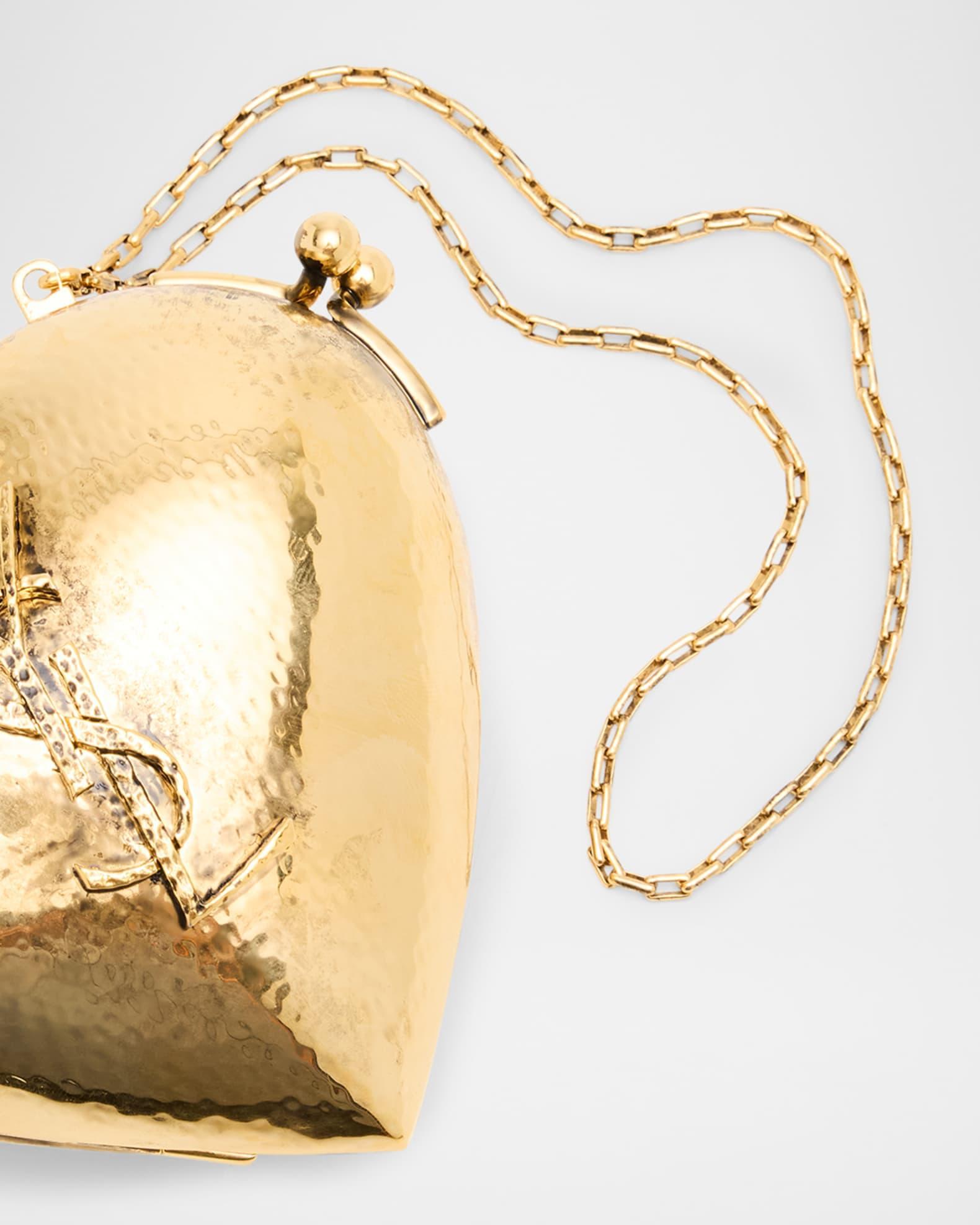 Mini YSL Minaudiere in Brass  Product Image