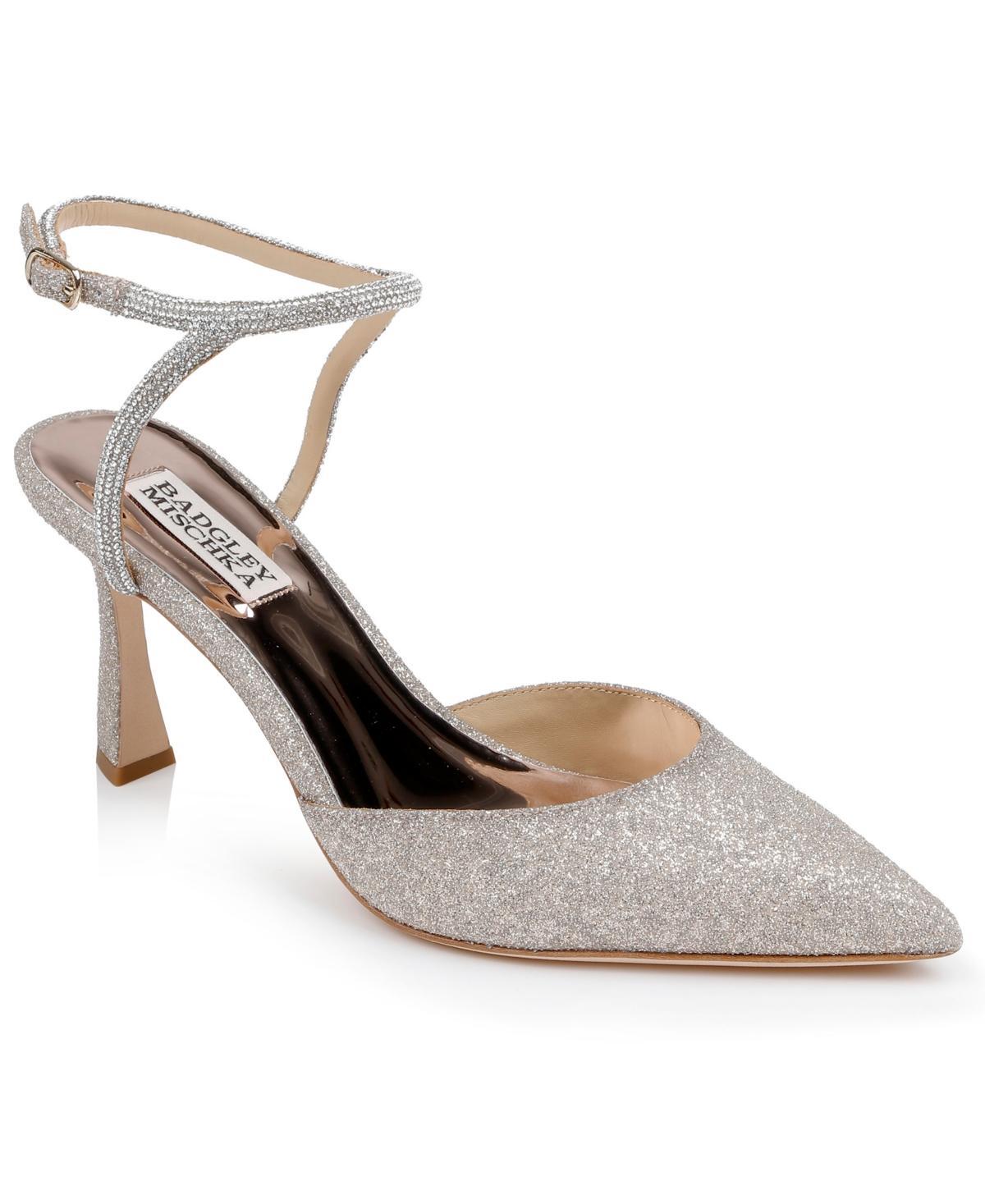 Badgley Mischka Kamilah Pumps Soft White 8 Product Image