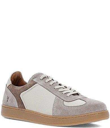 Frye Mens Cooper Leather and Suede Sneakers Product Image