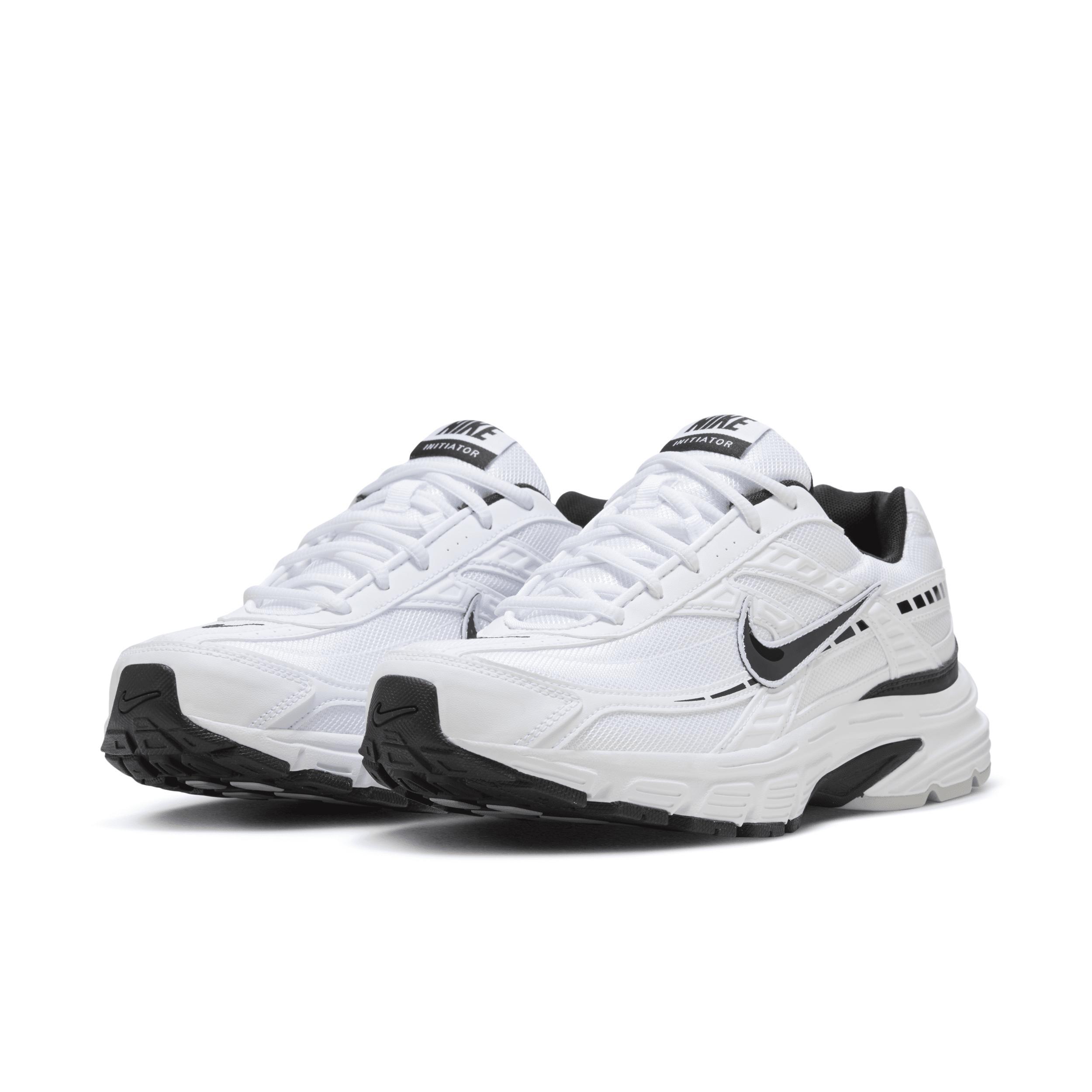 Nike Initiator Men's Running Shoes, Size: 8.5, White Black Product Image