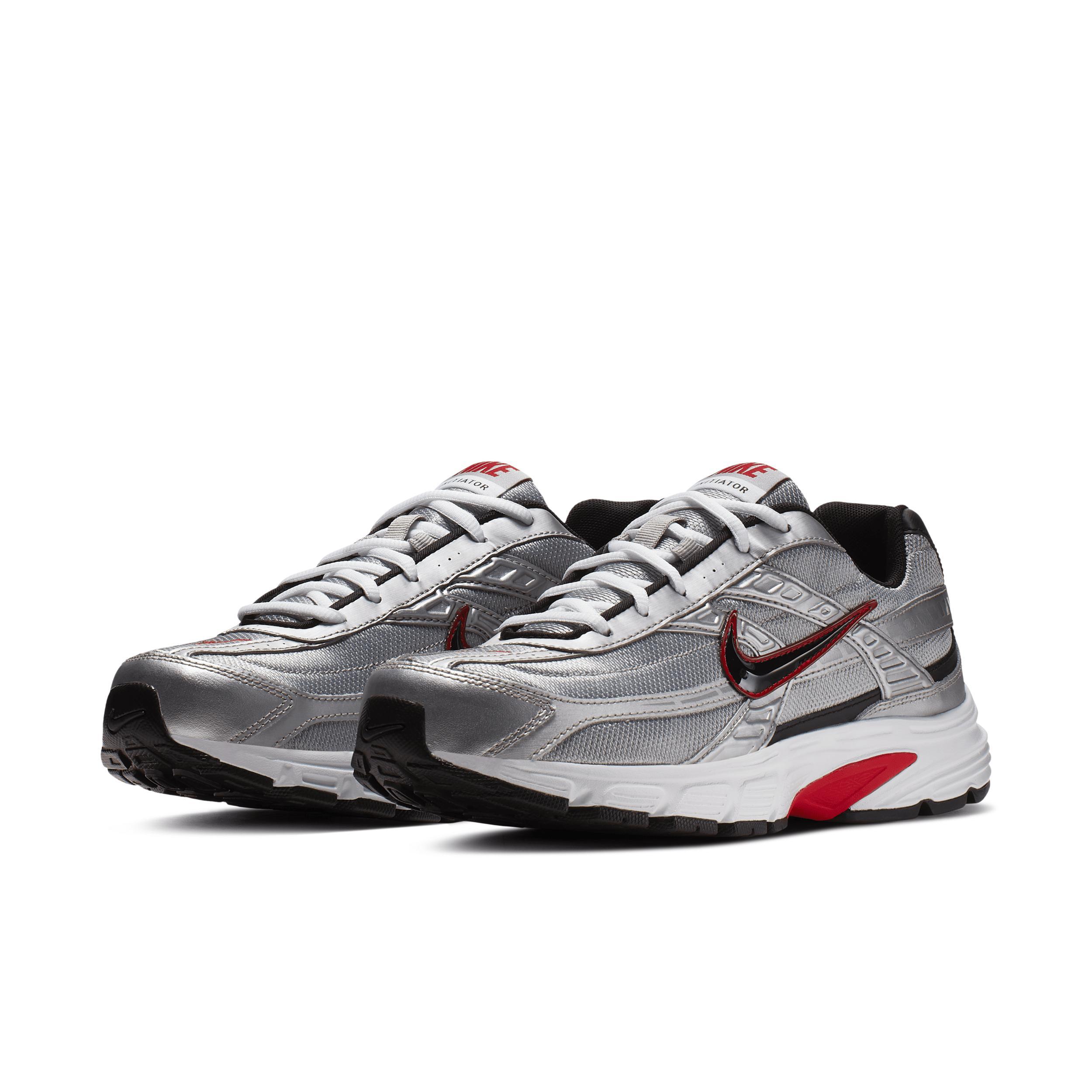 Nike Initiator Mens Running Shoes Grey Silver Black Product Image