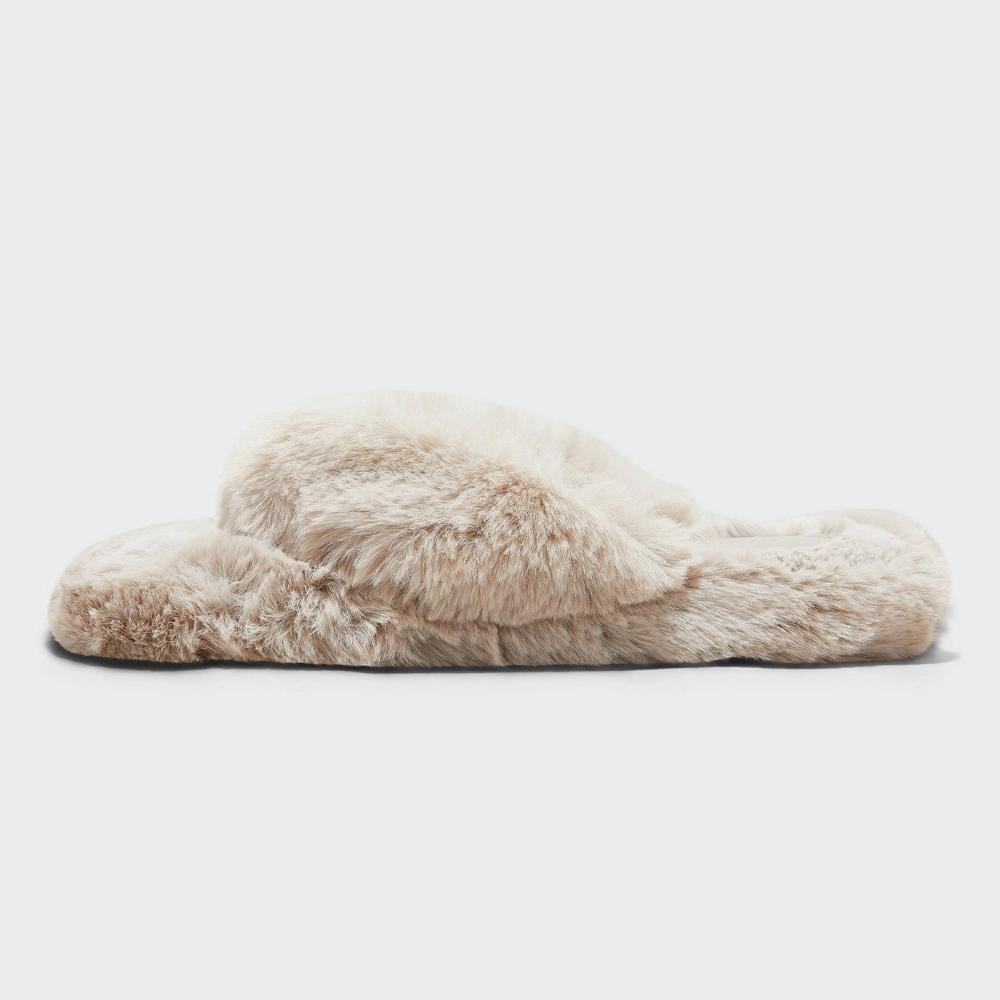 Women's Cecily Flip Flop Thong Slippers - Auden™ Gray L Product Image