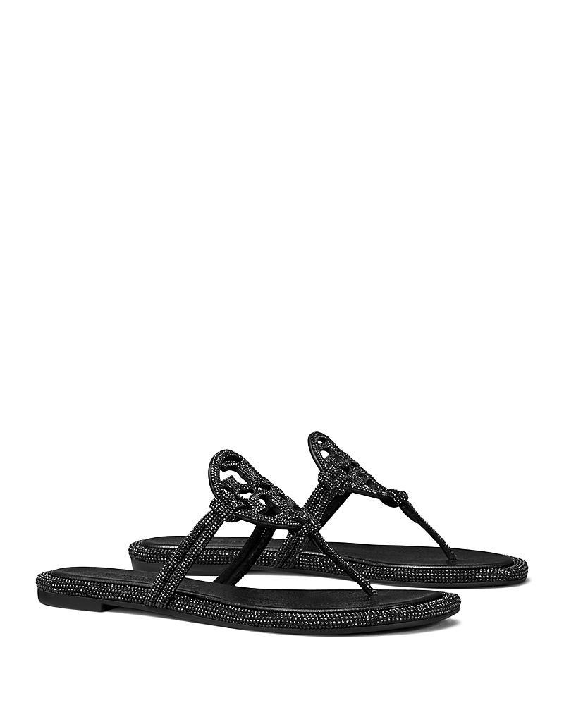 Tory Burch Womens Miller Pave Knotted Sandals Product Image