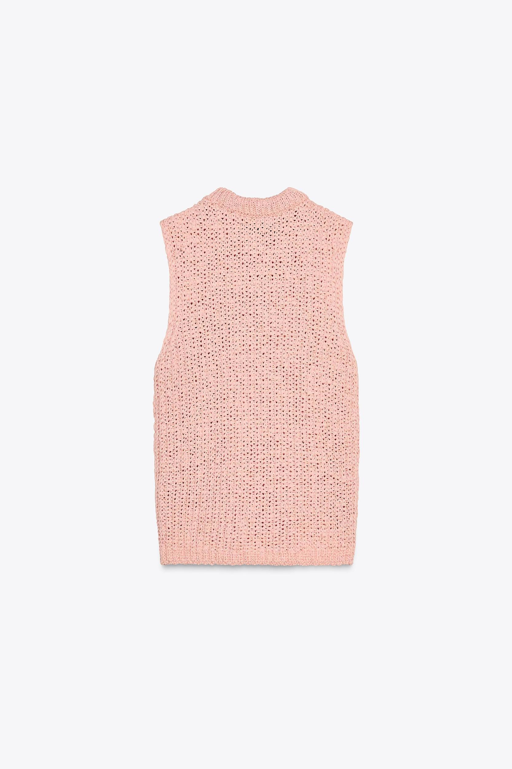 ORGANZA BOW KNIT TOP Product Image