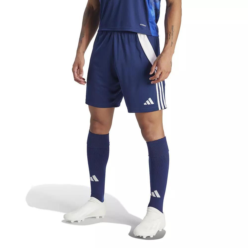 adidas Tiro 24 Shorts (Team Blue/White) Men's Clothing Product Image