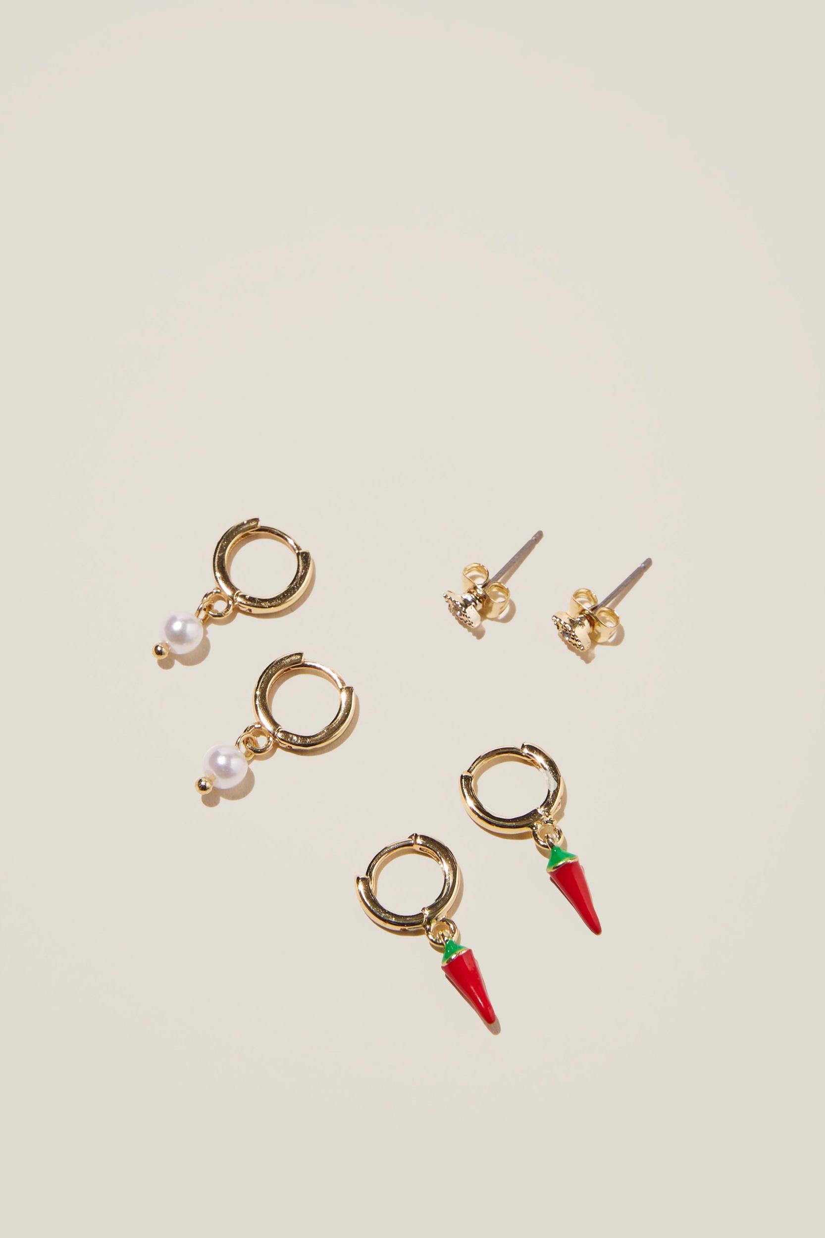 3Pk Small Earring Product Image