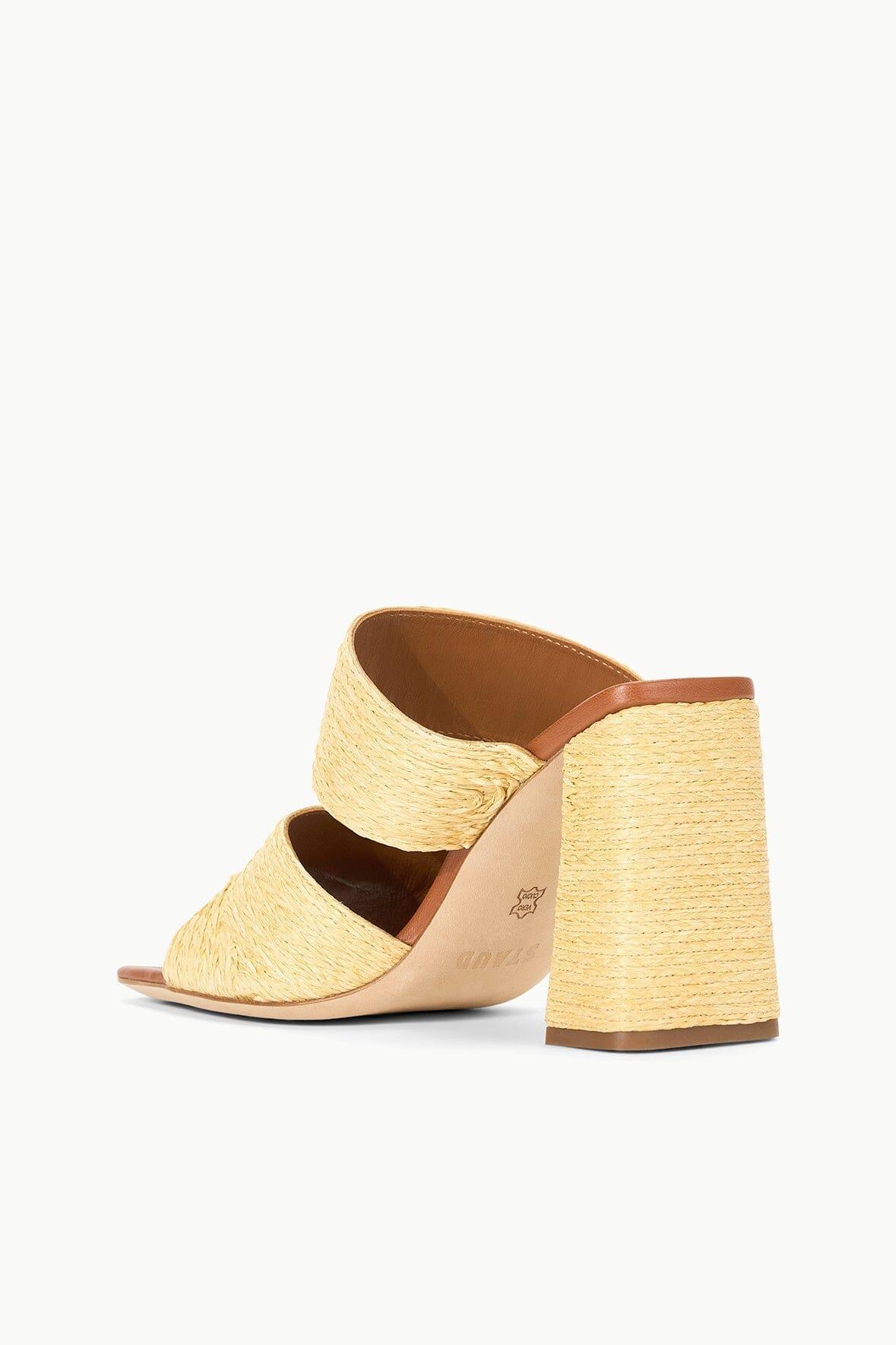 SKYLAR HEEL | NATURAL RAFFIA Product Image