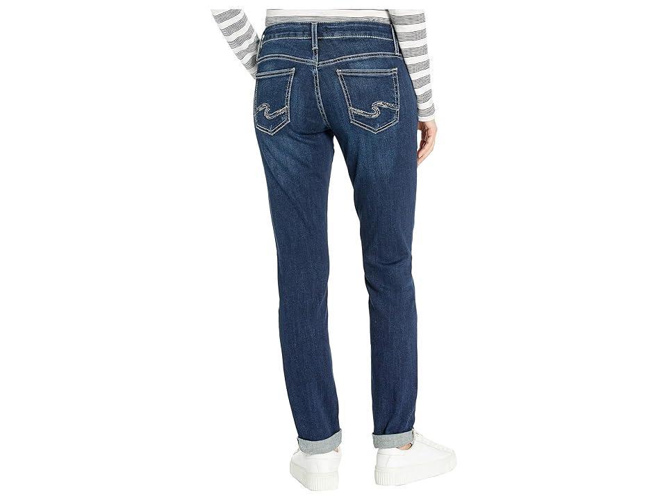 Silver Jeans Co. Boyfriend Mid-Rise Slim Leg Jeans in Indigo L27101SSX365 (Indigo) Women's Jeans Product Image