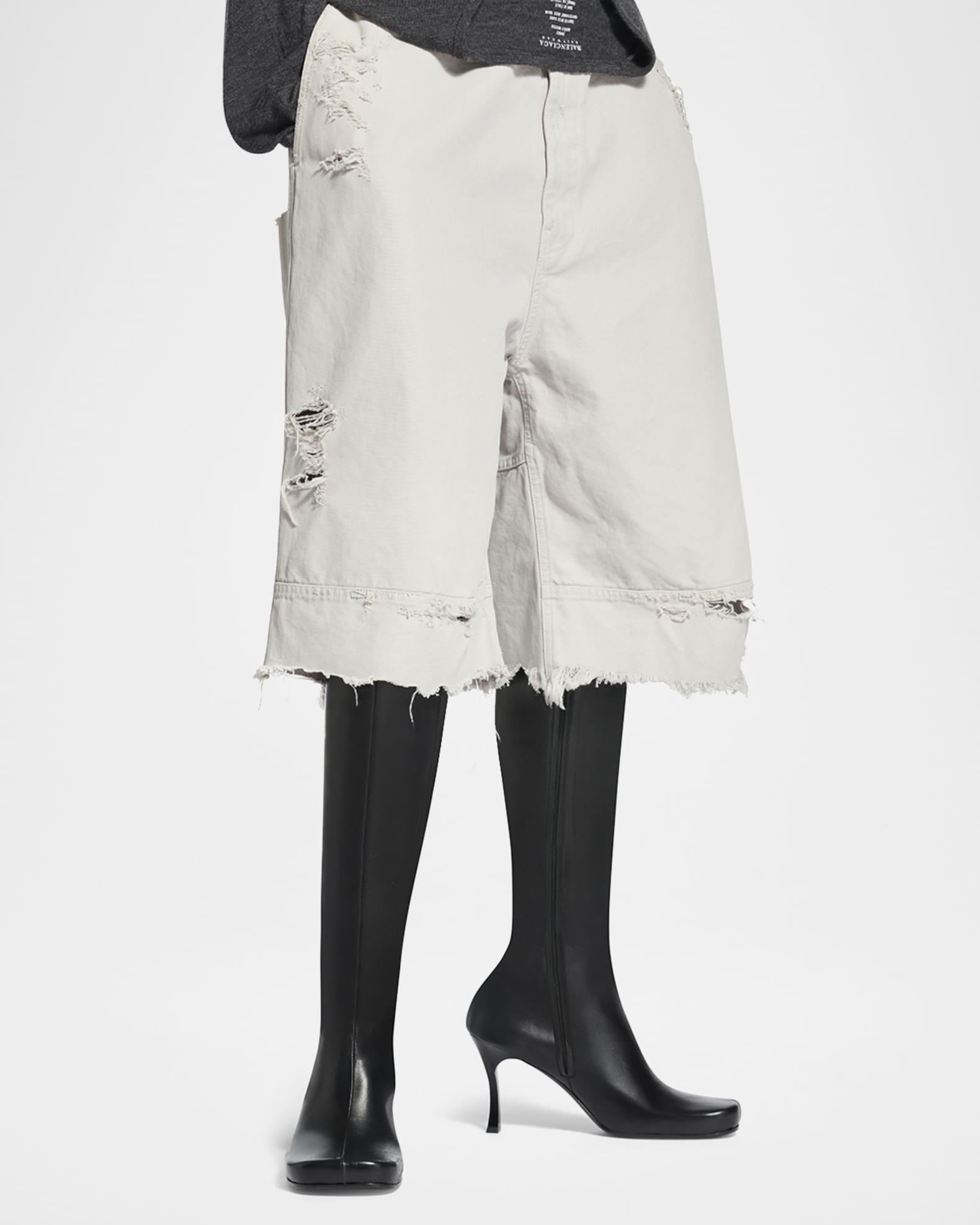 x Scholl Leather Knee-High Boots Product Image