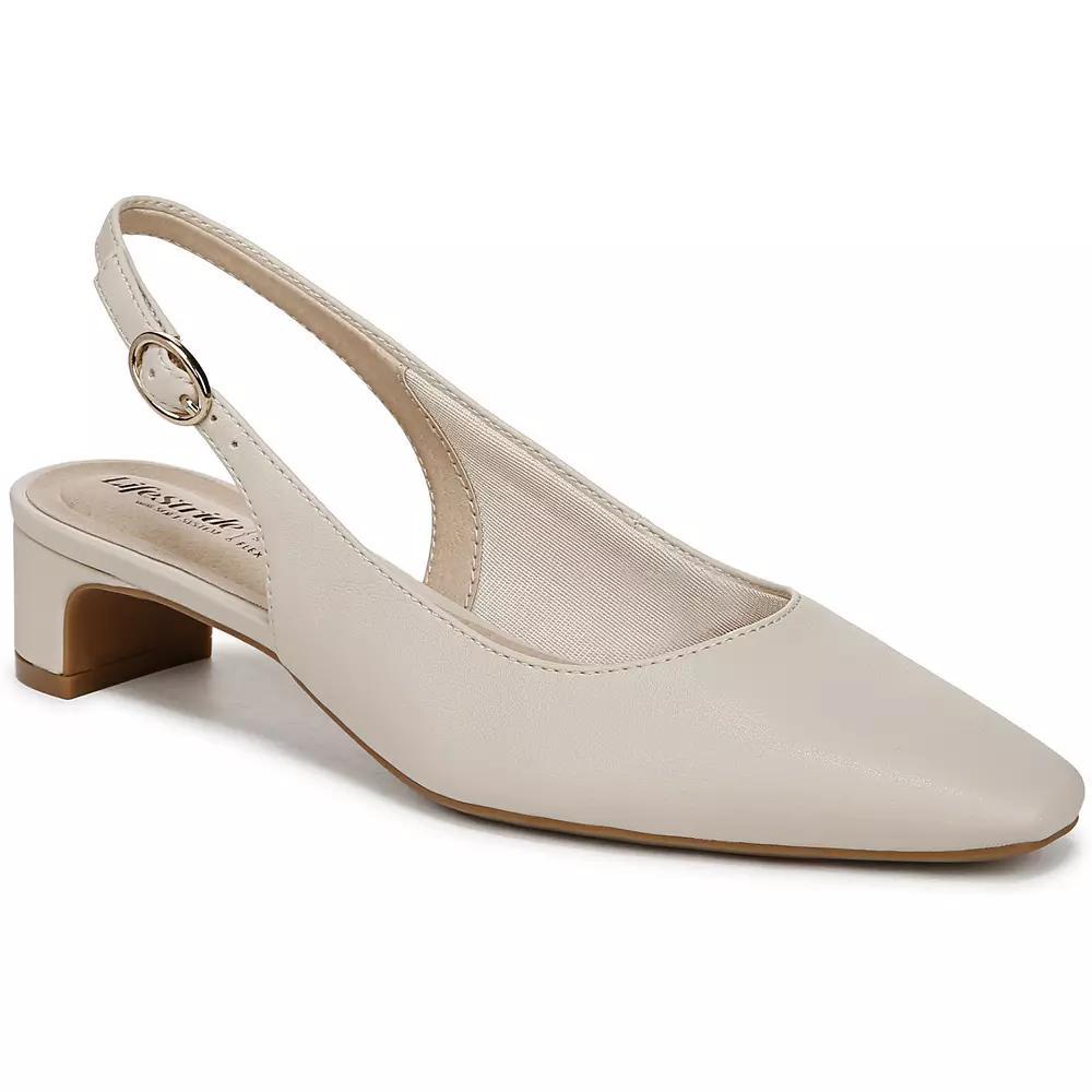 LifeStride Lorena Women's Slingback Dress Shoes, Size: 9, Pebble Brown Product Image