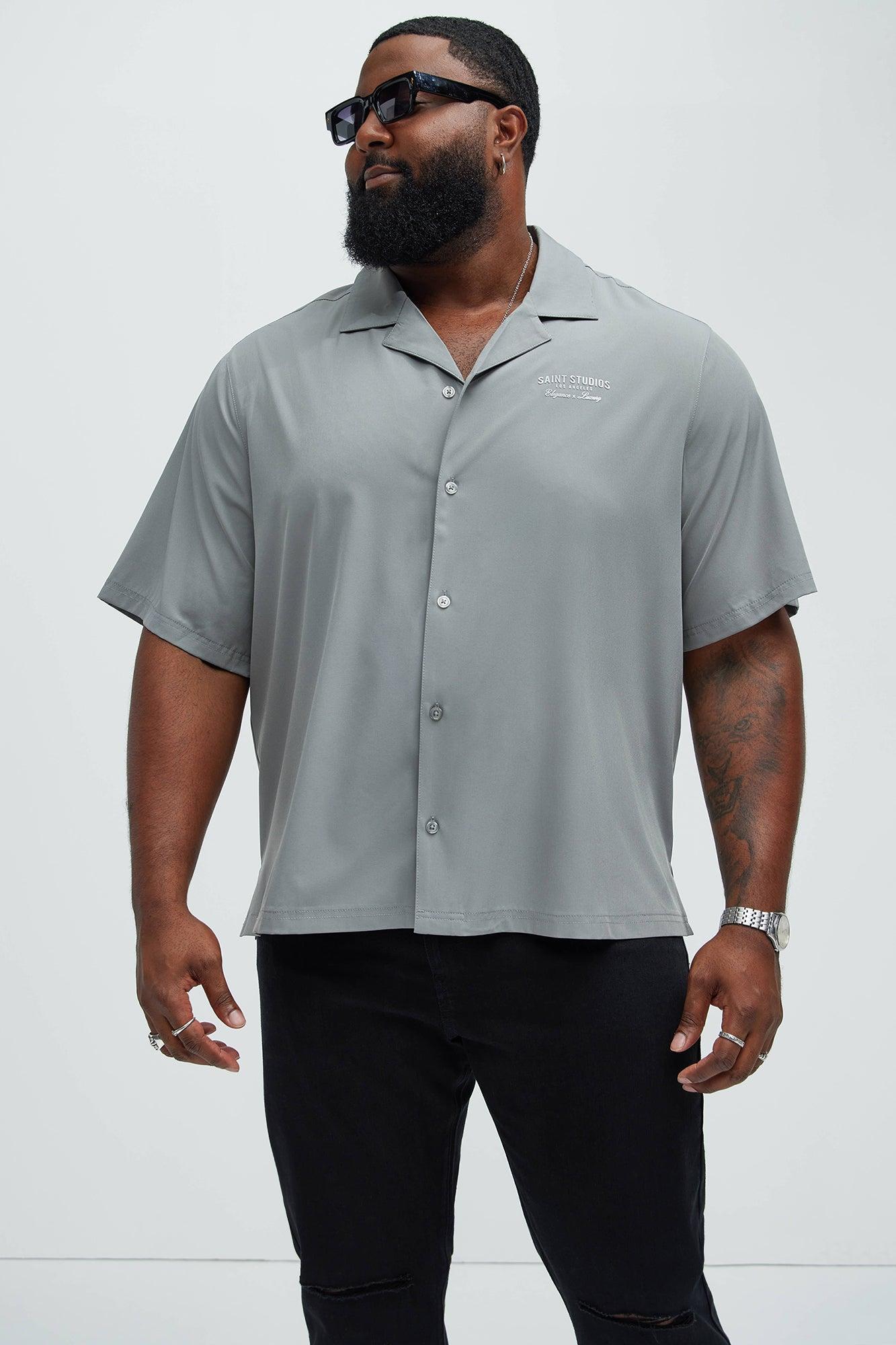 Saints Graphic Shirt - Grey Product Image