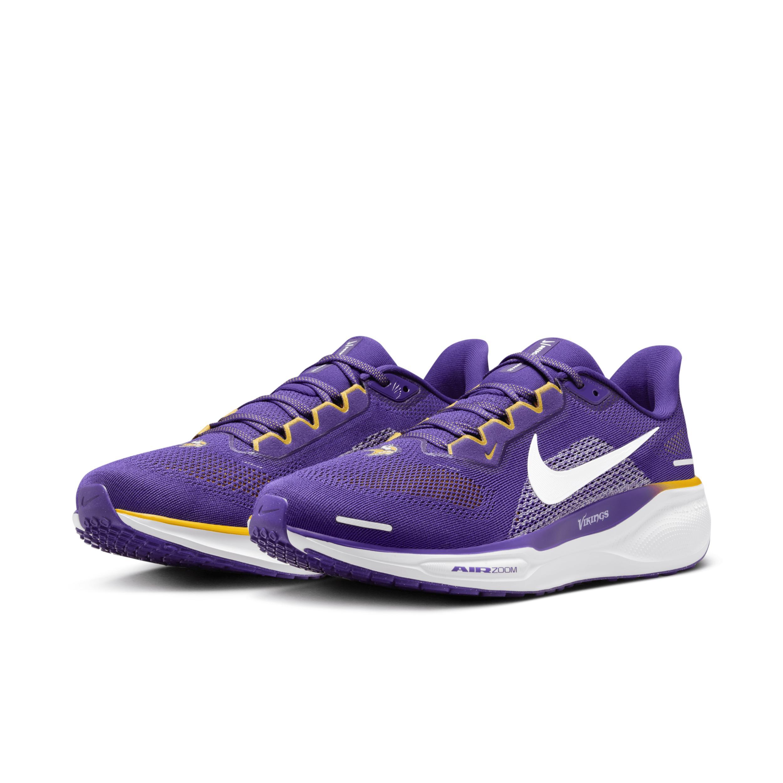 Nike Men's Pegasus 41 NFL Minnesota Vikings Road Running Shoes Product Image