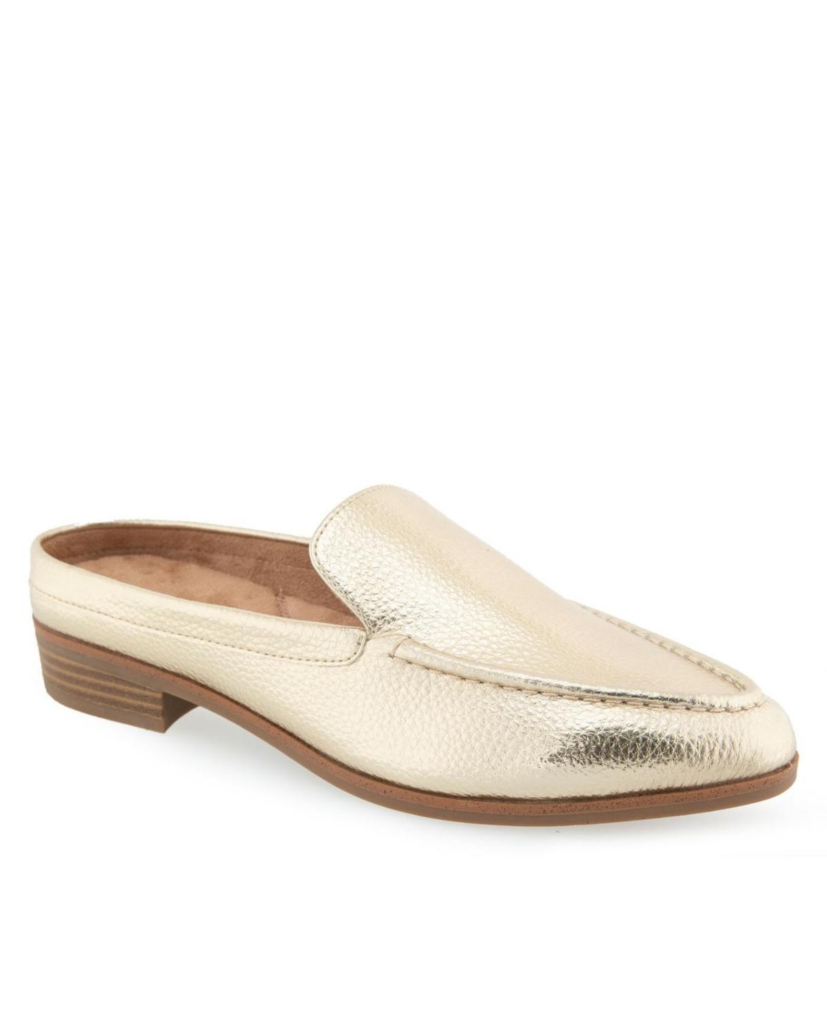 Aerosoles Enright Women's Loafer Mules, Size: 5.5, Pale Green Pu Product Image