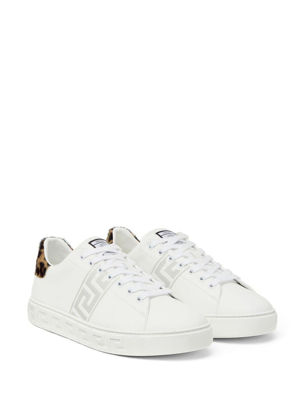 Greca pony-effect sneakers Product Image