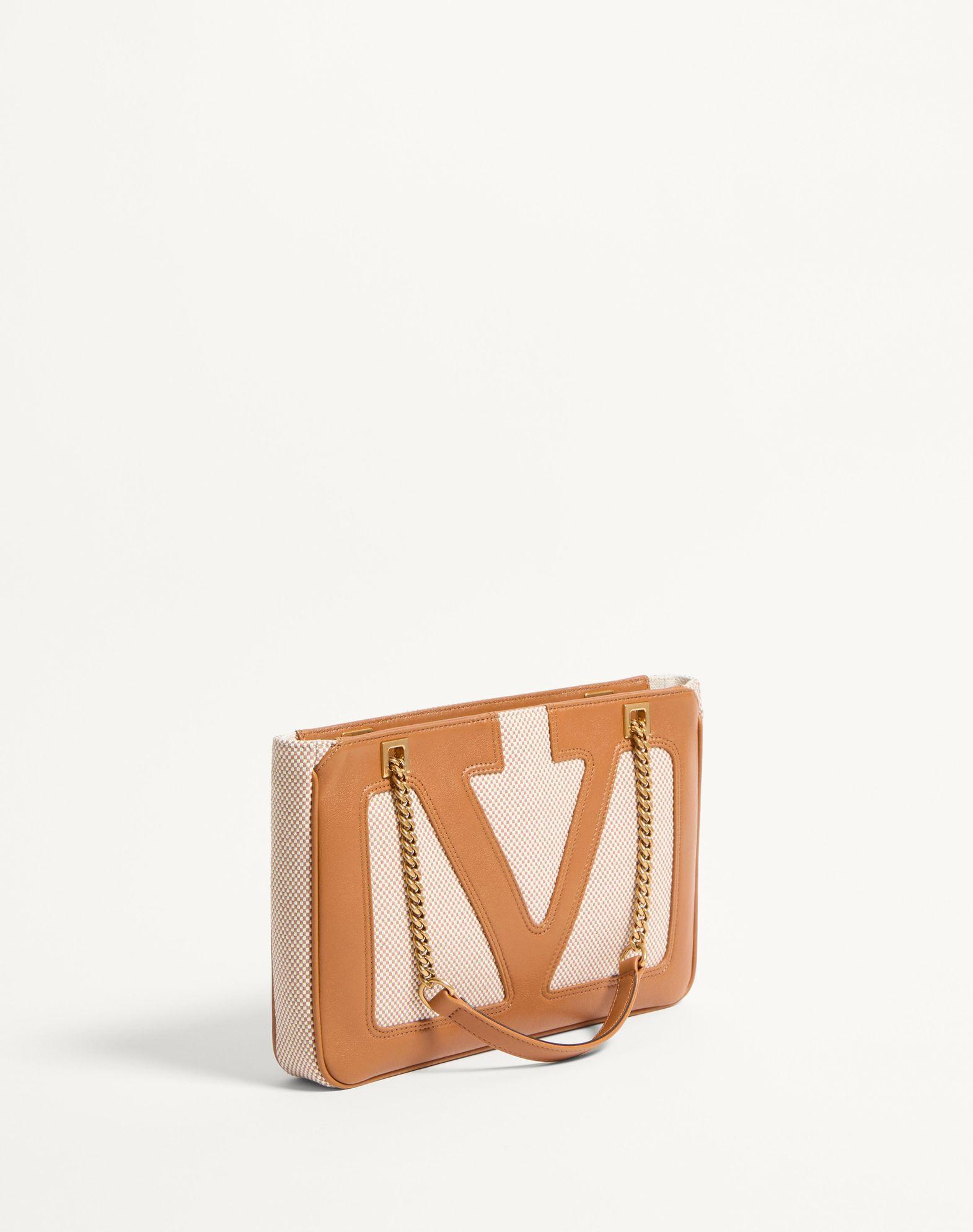 Valentino Garavani Viva Superstar Small Canvas Shopping Bag Product Image