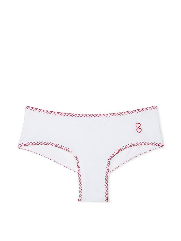 Cotton Heart-Trim Cheeky Panty Product Image