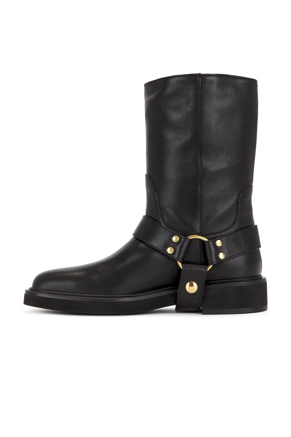 V Logo Signature Biker Boot Product Image