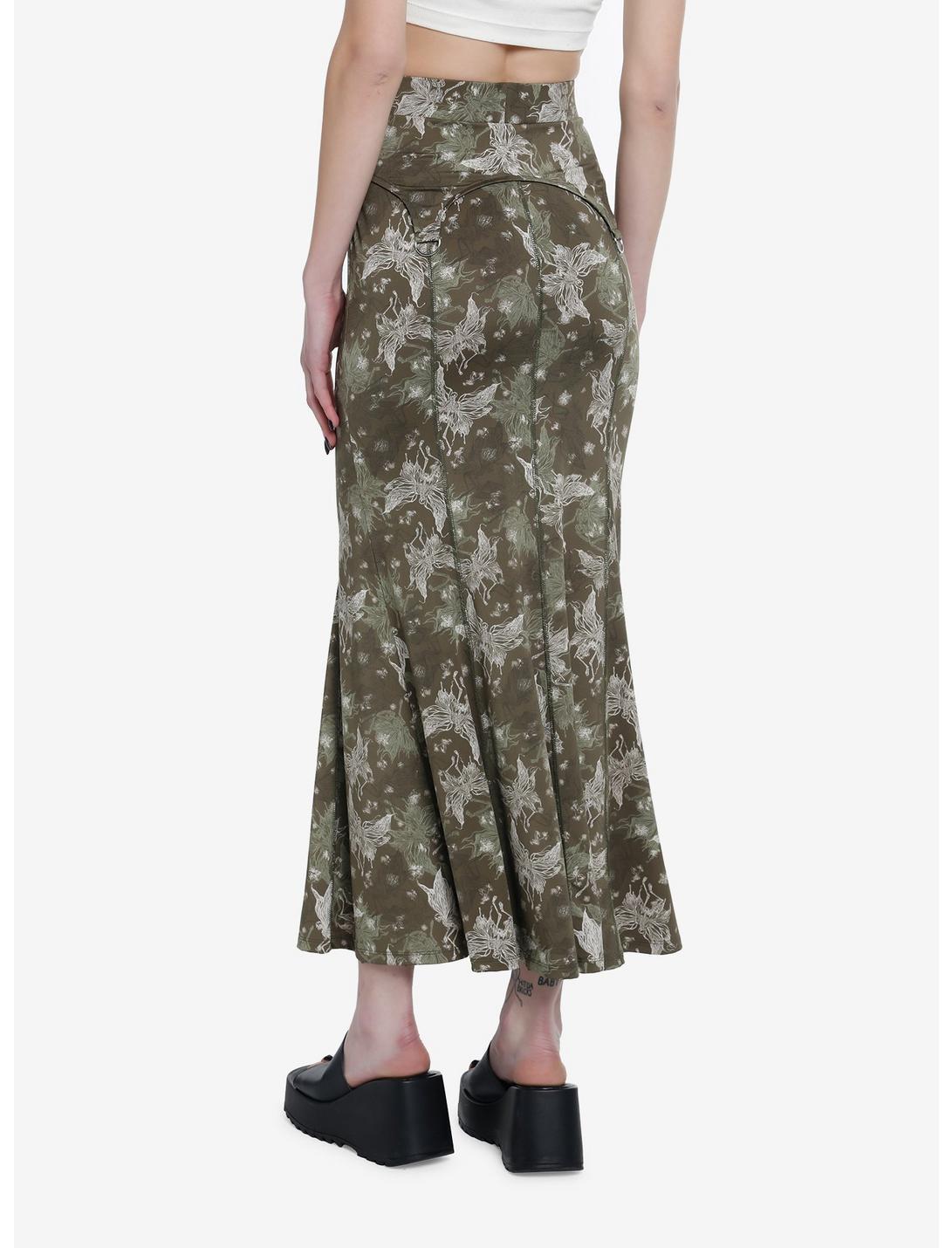 Thorn & Fable Skeleton Fairy Mermaid Maxi Skirt Product Image