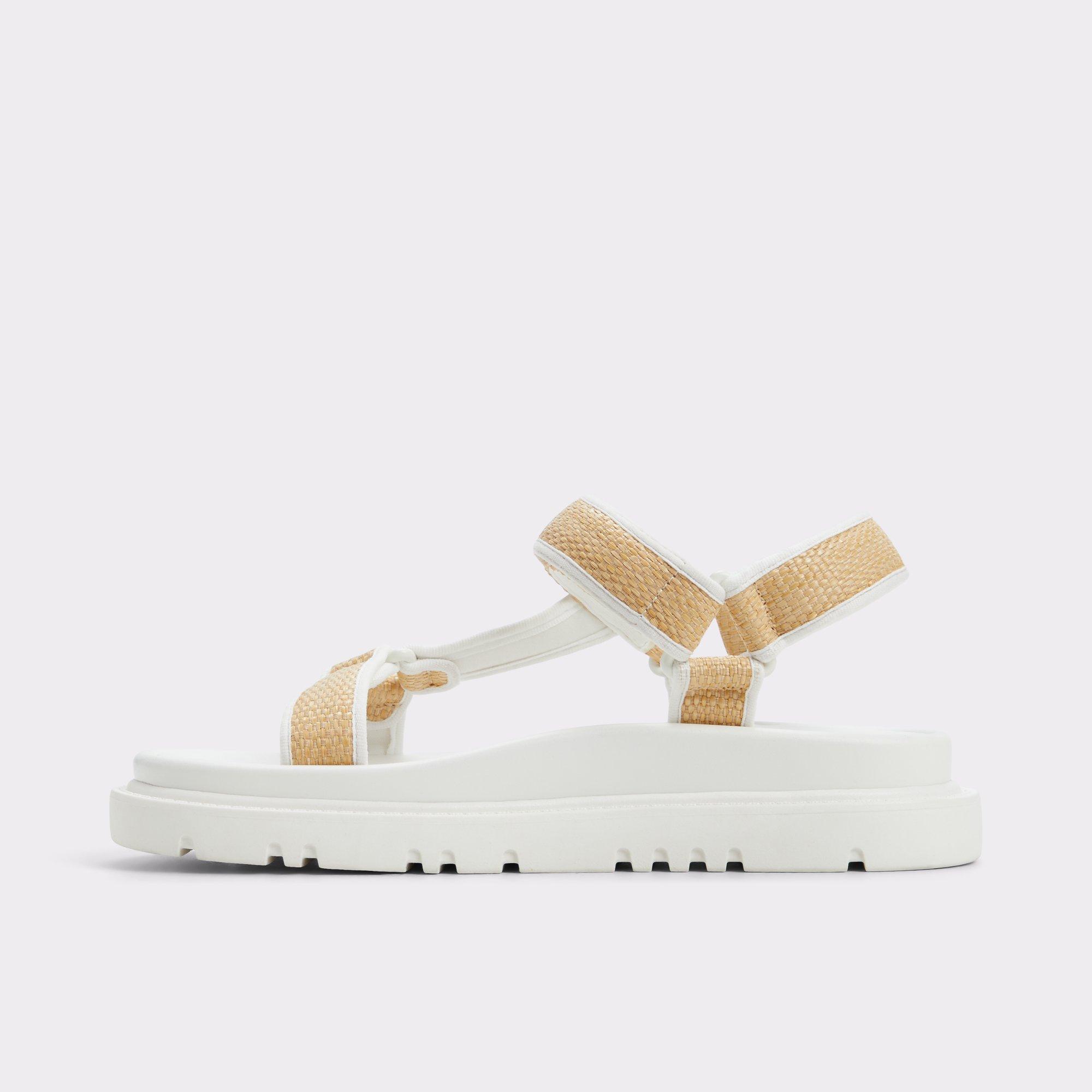 ALDO Oceana - Women's Footbed Sandal Sandals - Beige, Size 6.5 Product Image