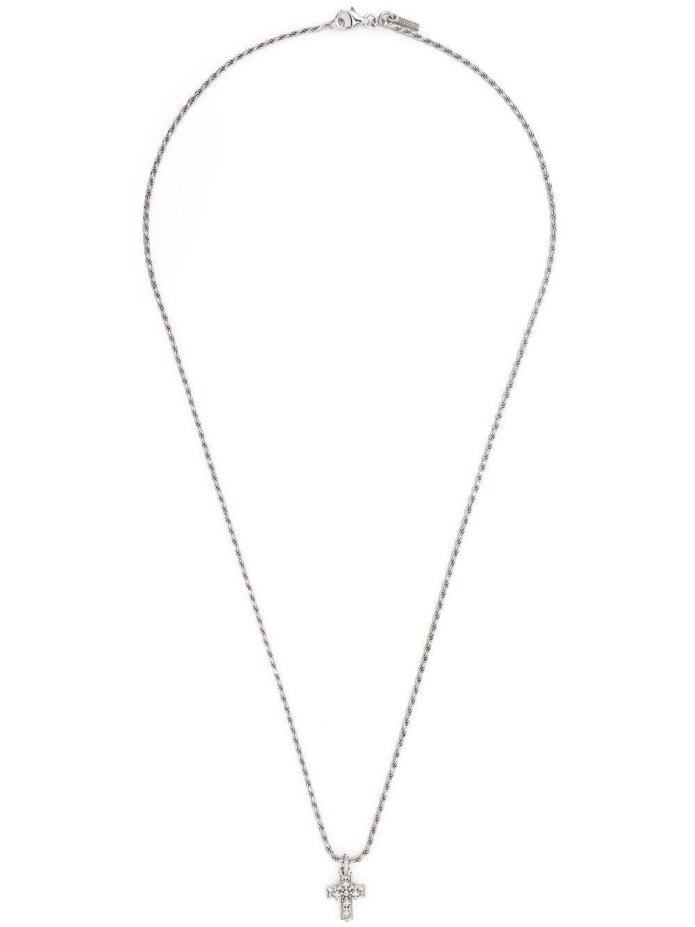 diamond cross pendant necklace Product Image