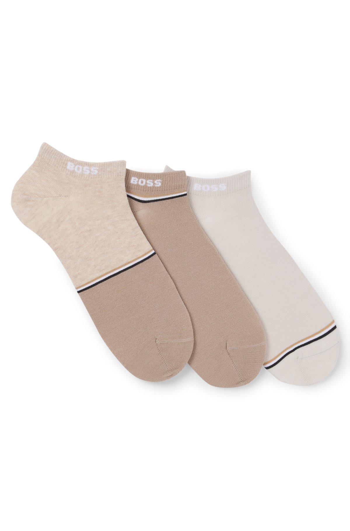 Three-pack of ankle-length socks Product Image