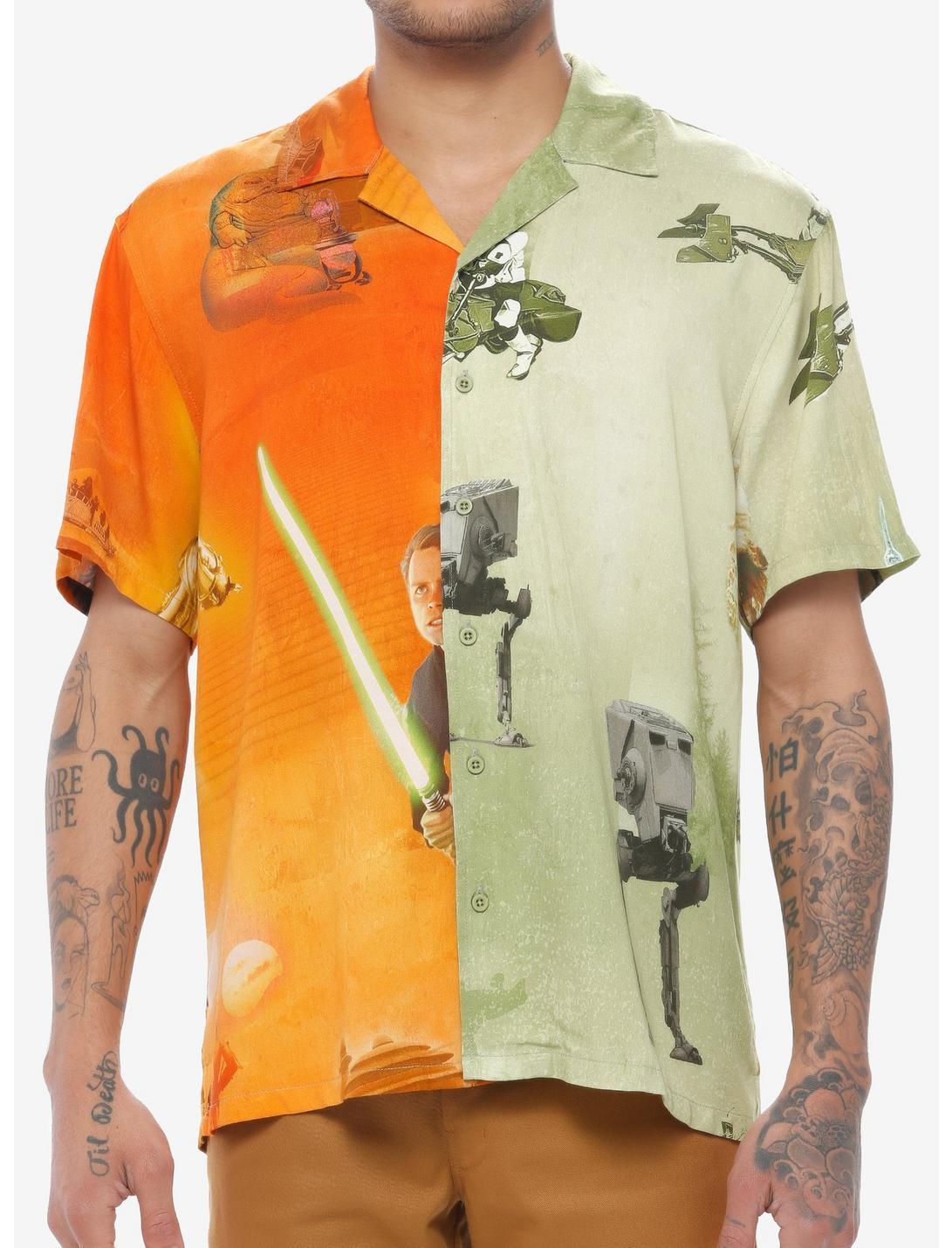 Our Universe Star Wars Tatooine Endor Split Woven Button-Up Product Image