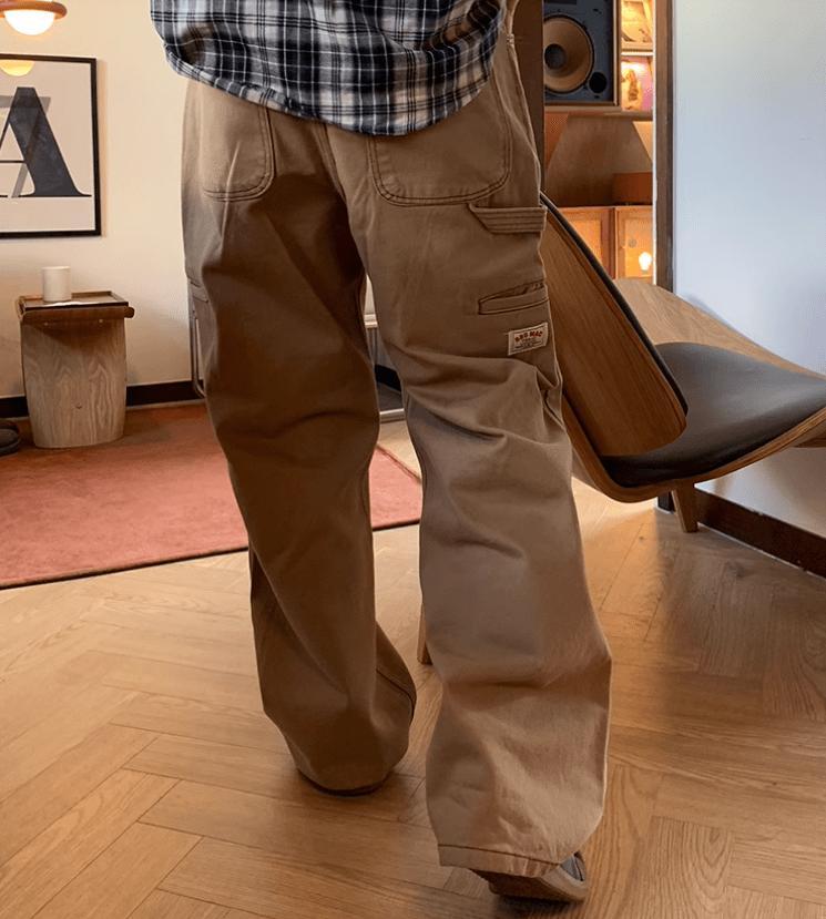 RT No. 11823 WORKWEAR RELAX STRAIGHT JEANS Product Image