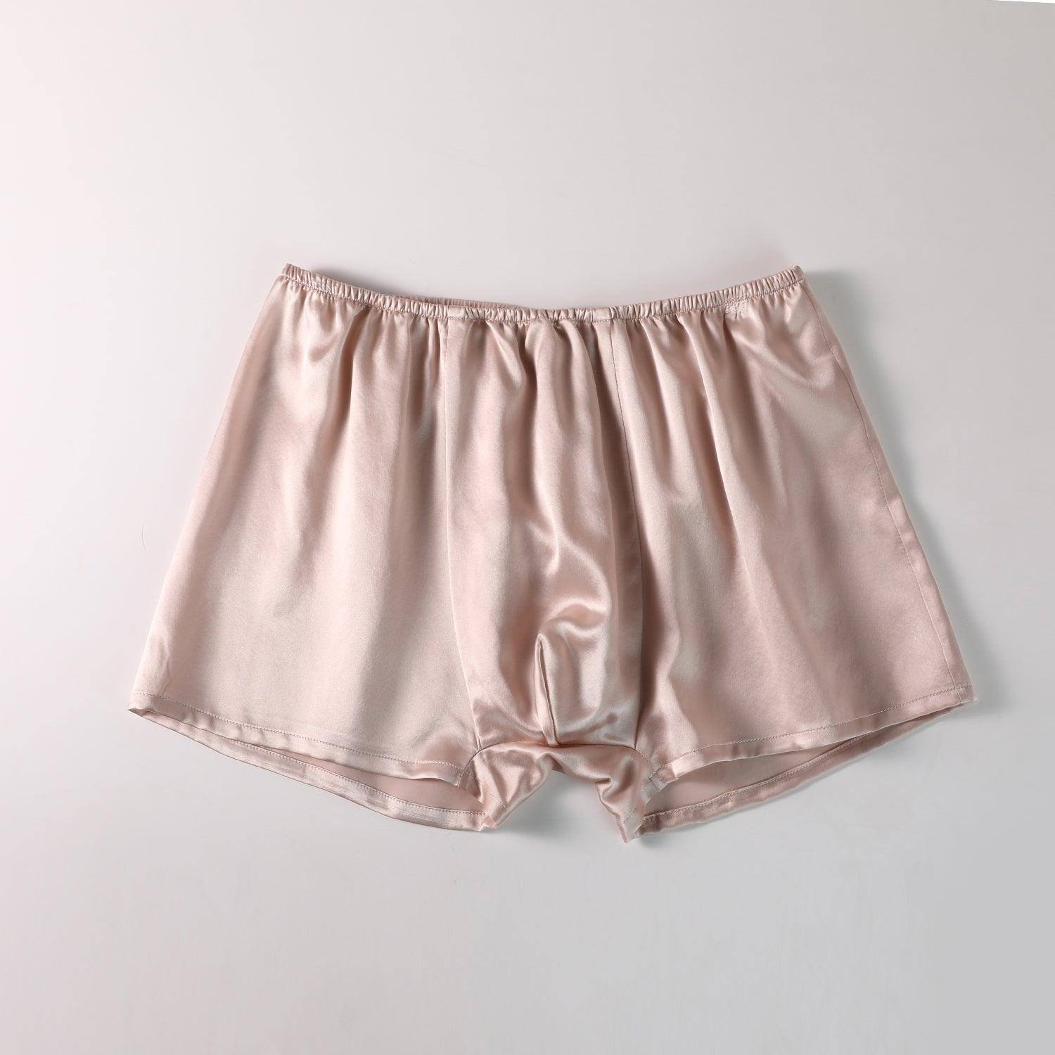 Black Pure Mulberry Silk Men's Trunks | Low Rise | 19 Momme | Soar Collection Product Image