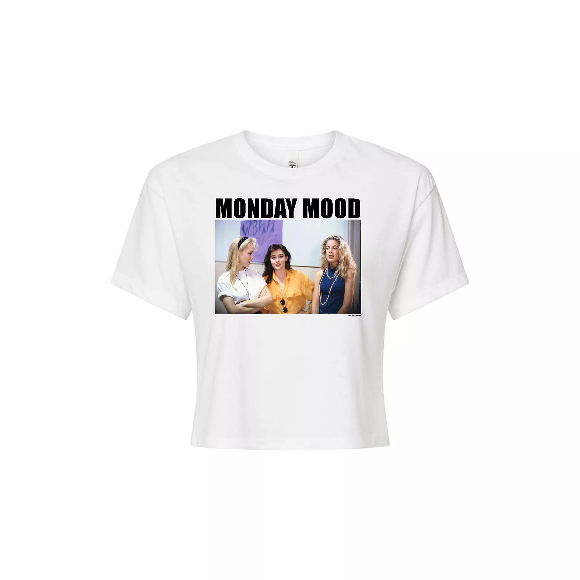 Juniors Beverly Hills 90210 Monday Mood Cropped Tee, Girls Product Image