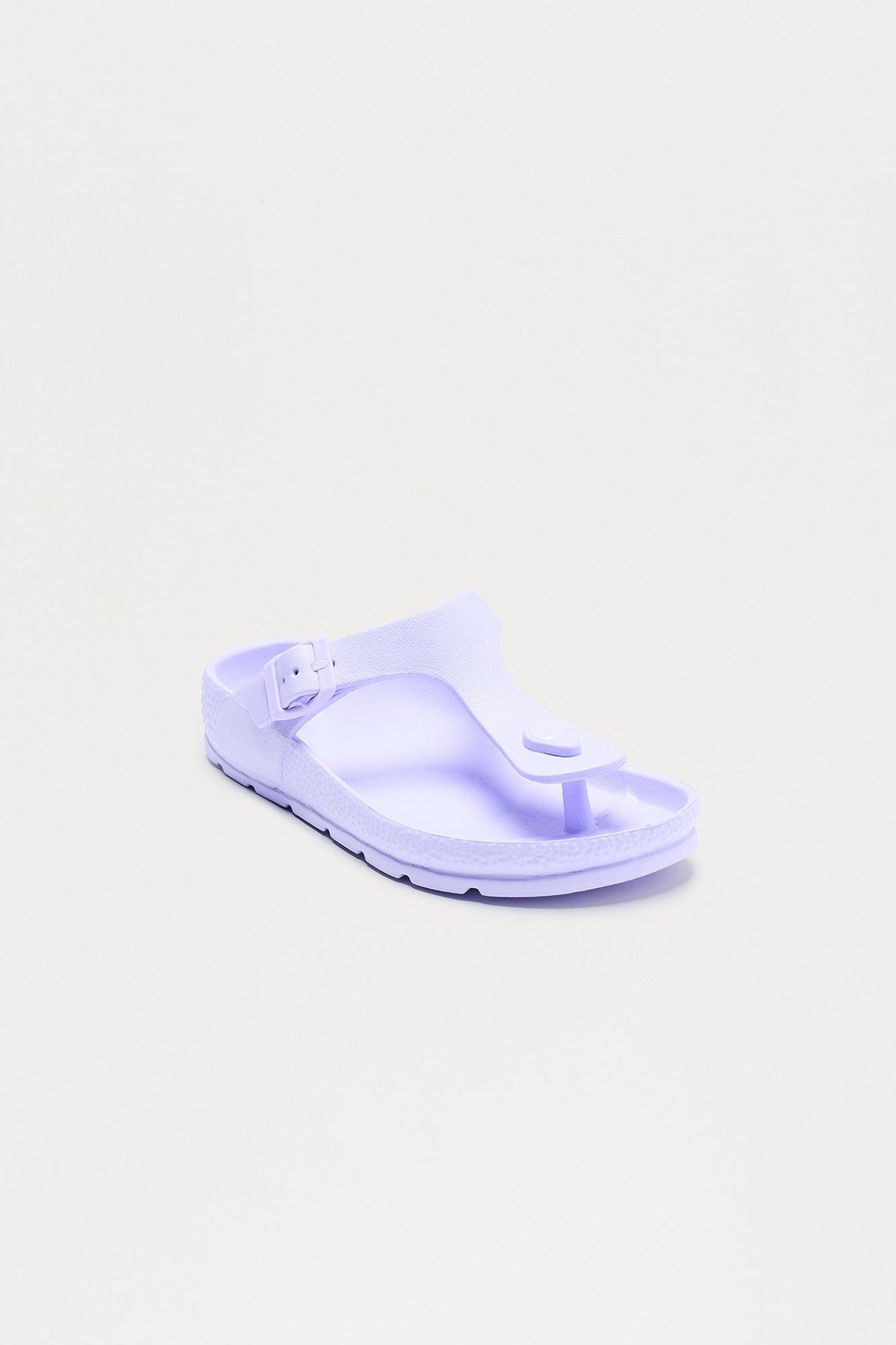 Casper Buckle Flip Flops - Lavender Product Image