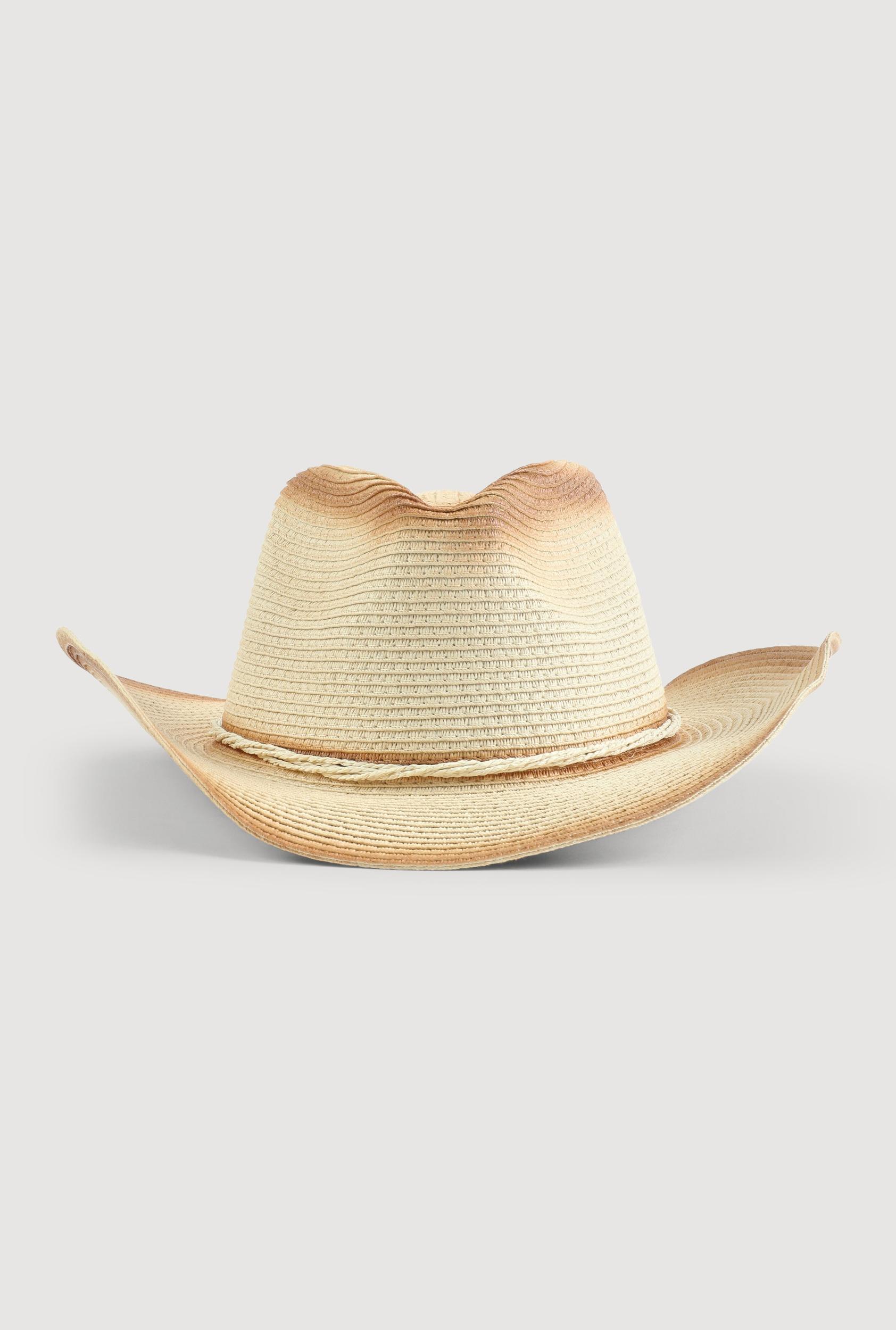 Contrast Trim Cowboy Hat Female Product Image