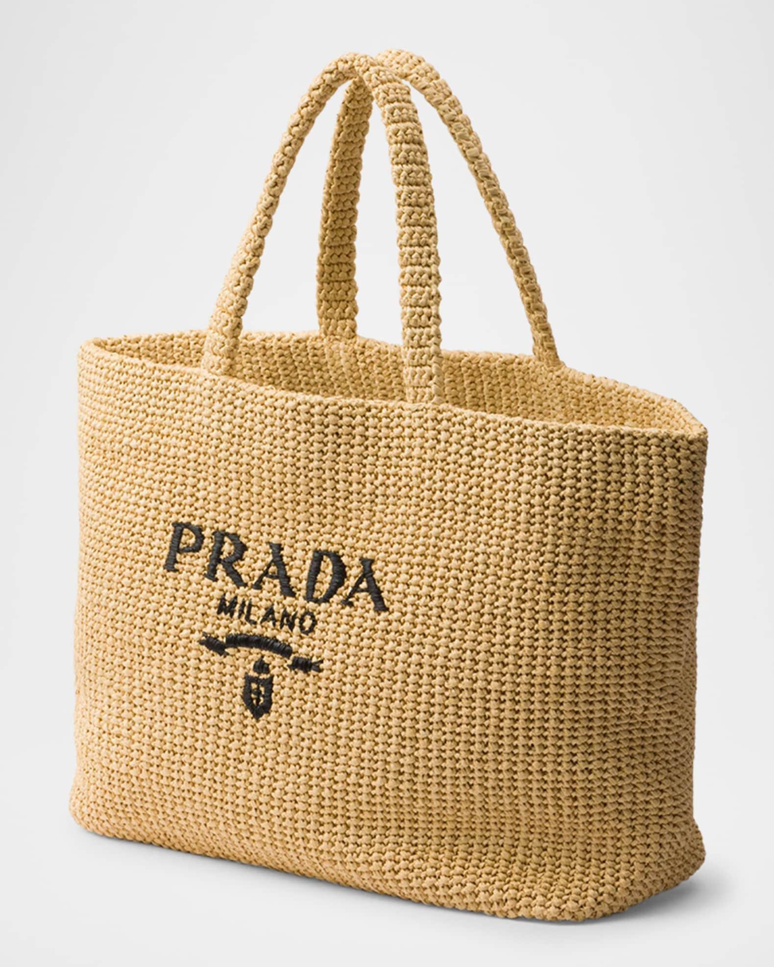 Men's Crochet Logo-Embroidered Tote Bag Product Image