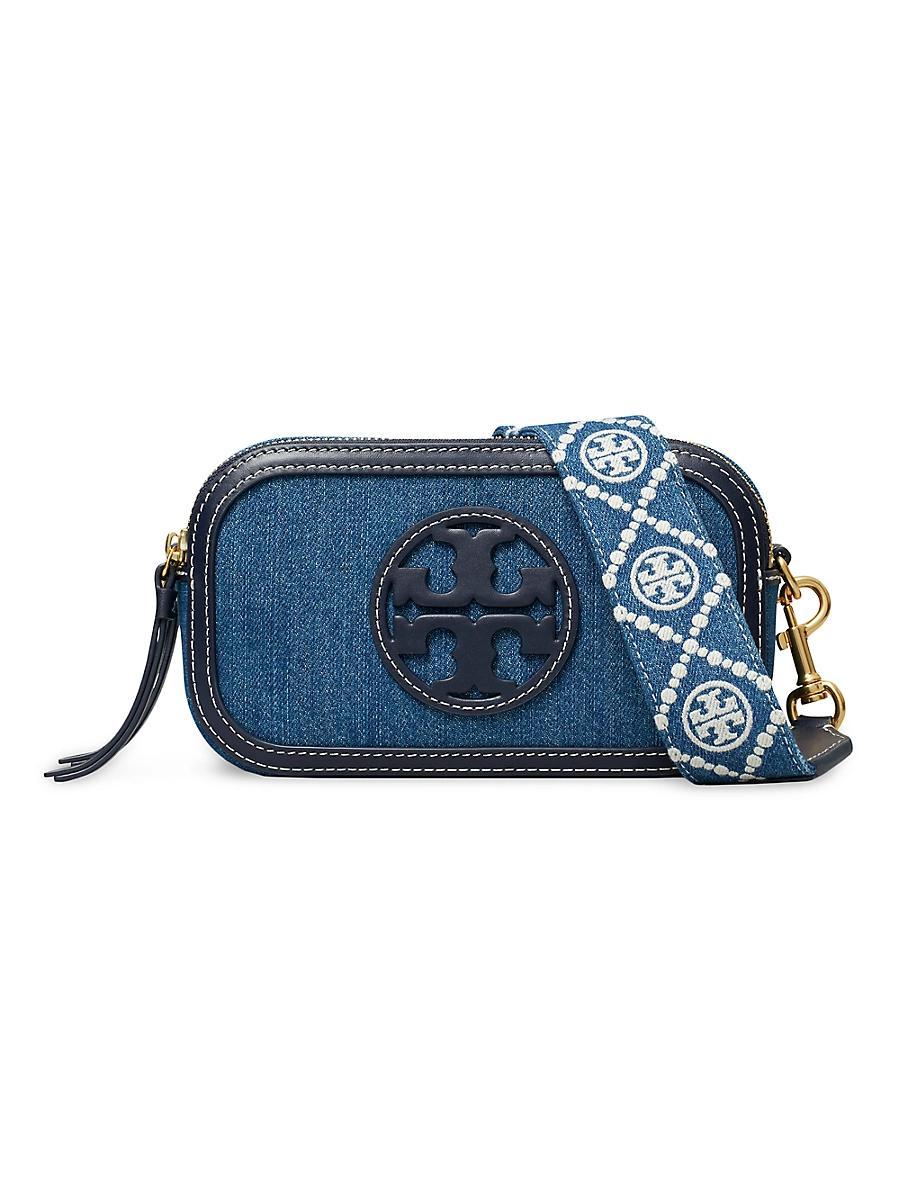 Womens Mini Miller Denim Crossbody Bag Product Image