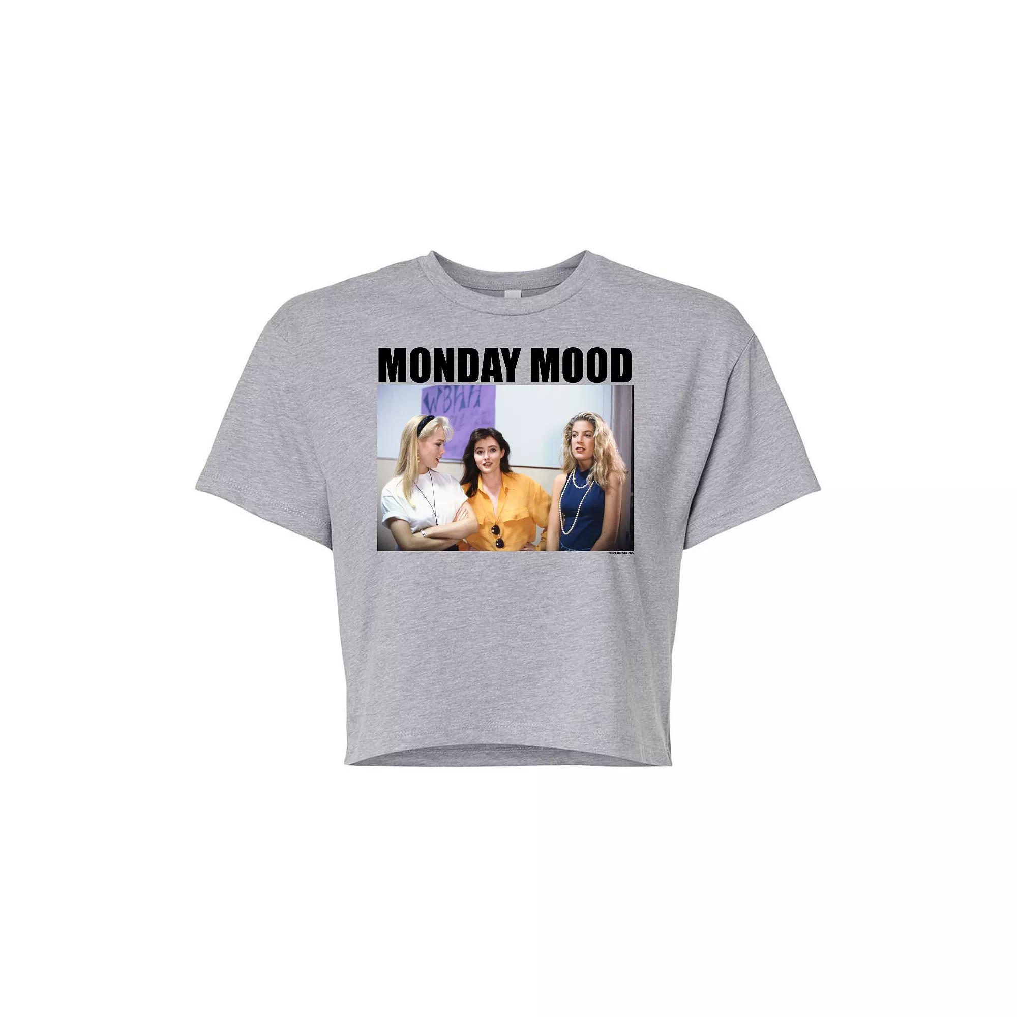 Juniors Beverly Hills 90210 Monday Mood Cropped Tee, Girls Product Image