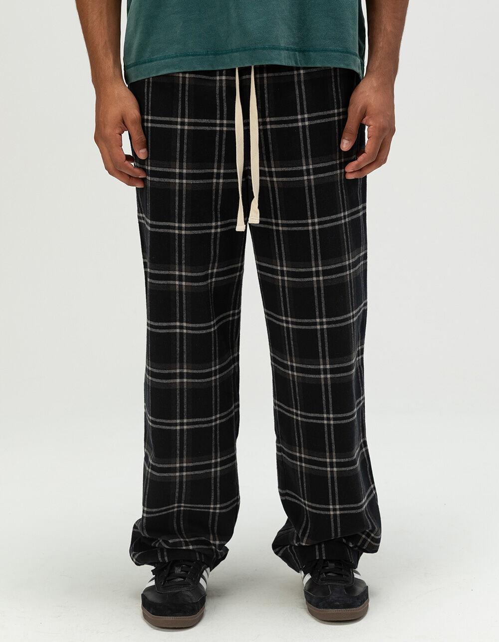 RSQ Mens Pajama Pants - BLK/DK GRY Product Image