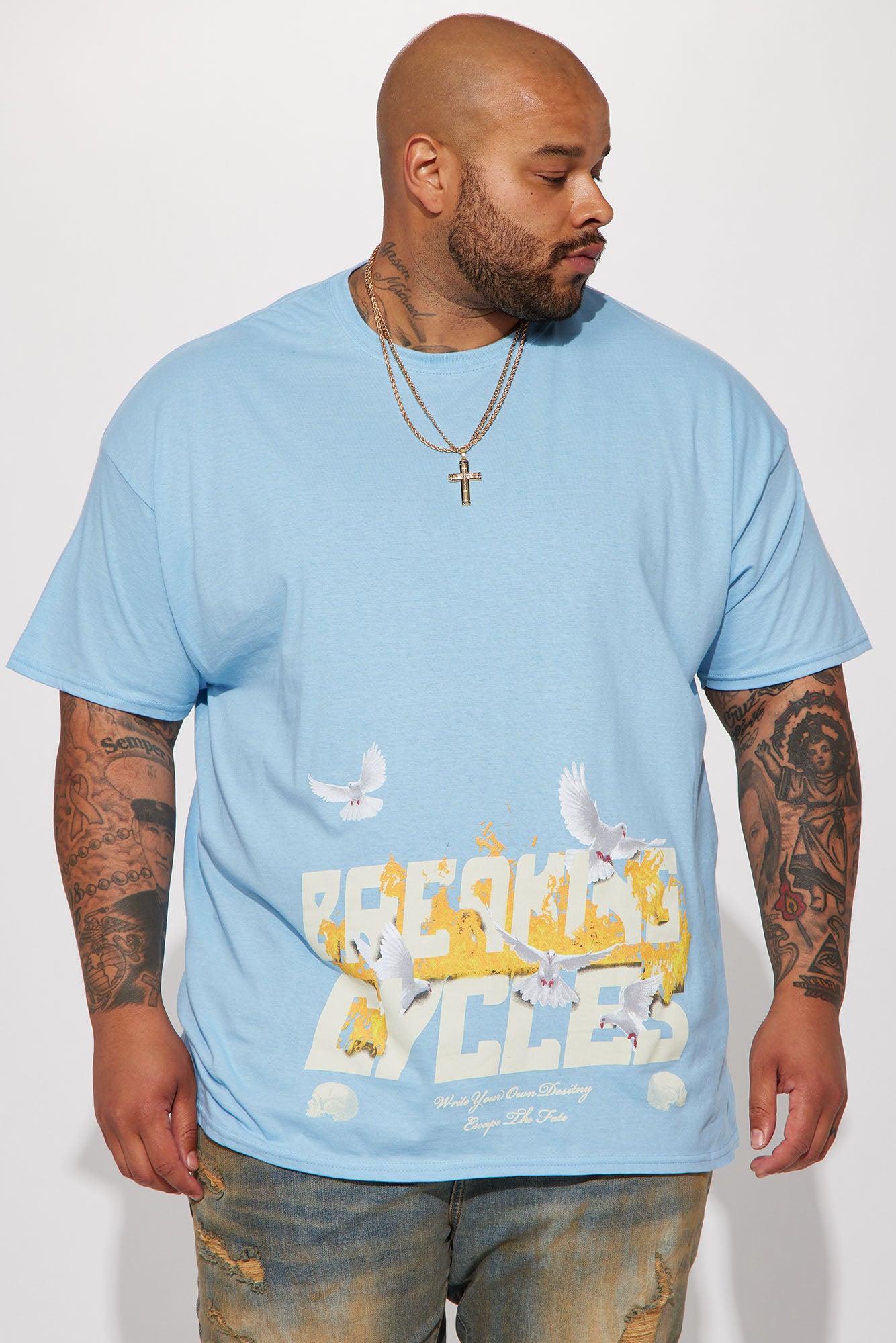 Breaking Cycles Short Sleeve Tee - Light Blue Product Image