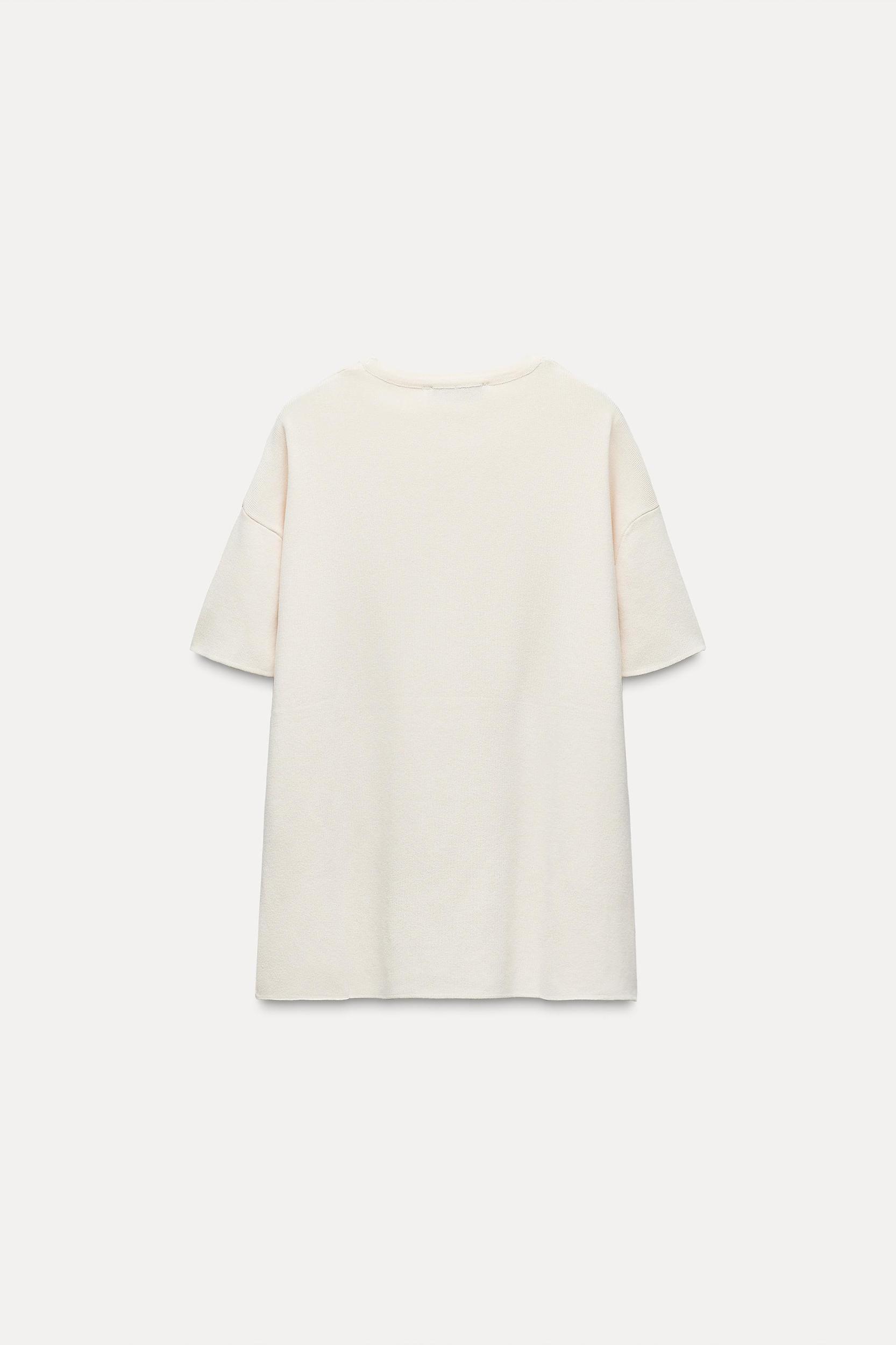 OVERSIZE PLAIN KNIT TOP Product Image