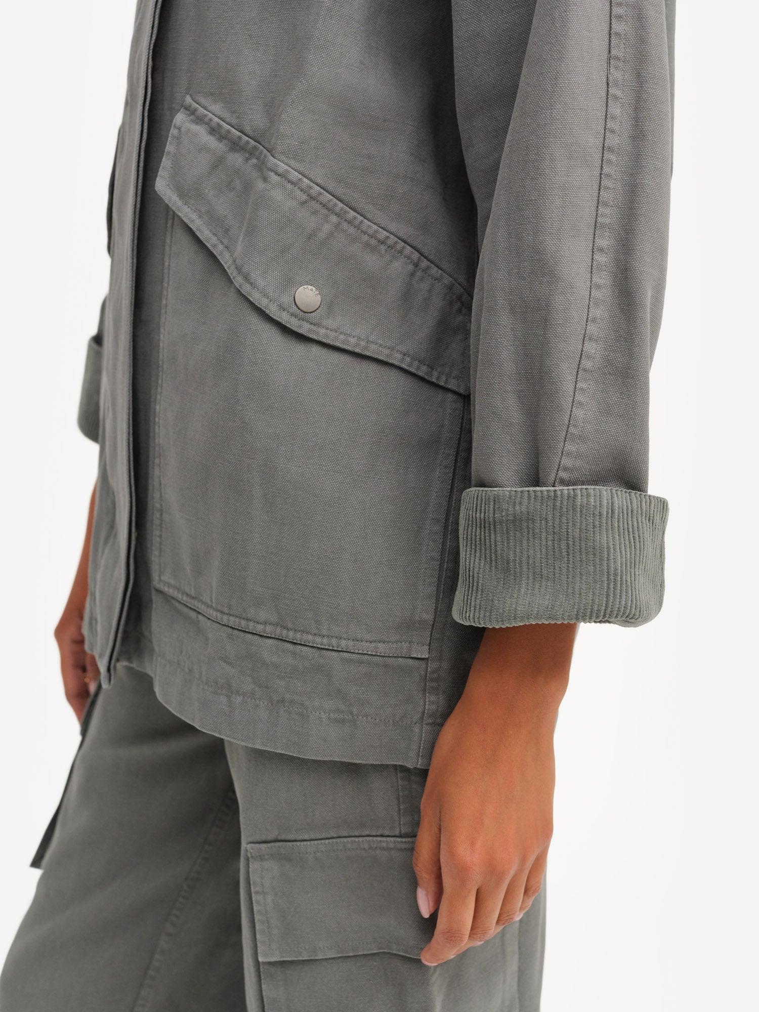 Organic Cotton Canvas Chore Jacket Female Product Image