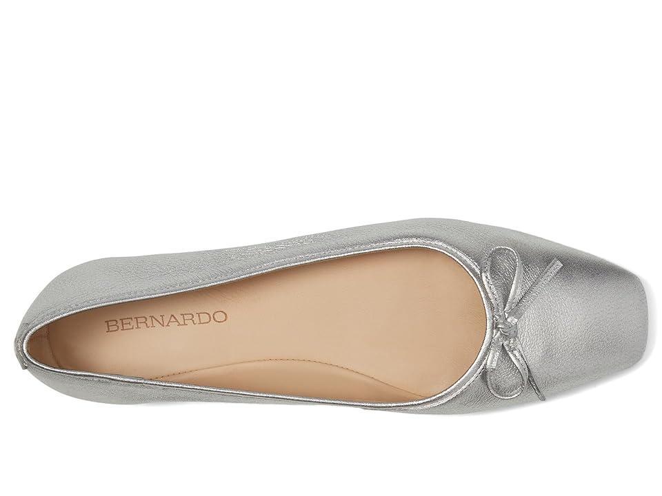 Womens Gwynn Tumbled Leather Ballerina Flats Product Image