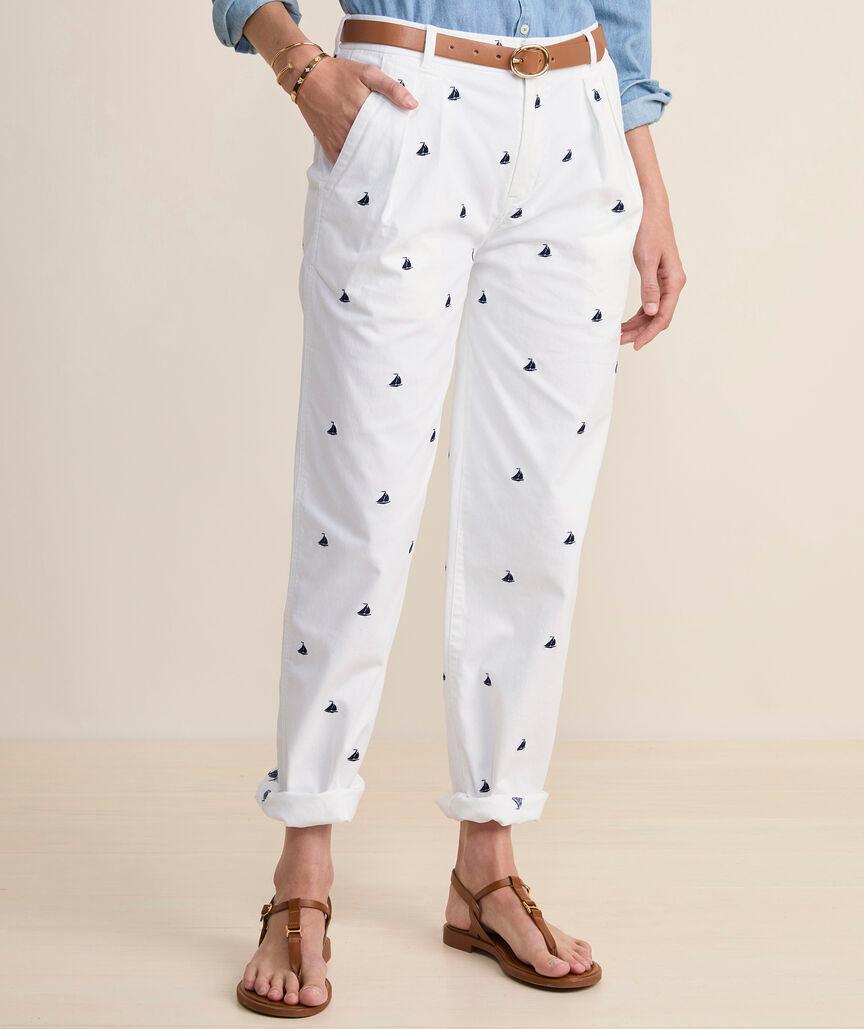 Embroidered Relaxed Chino Product Image