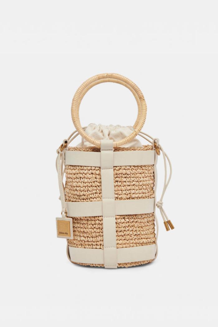 Shaena Raffia Bucket Bag Product Image