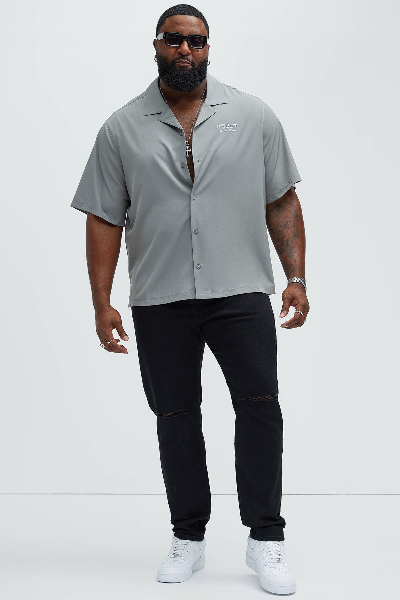 Saints Graphic Shirt - Grey Product Image